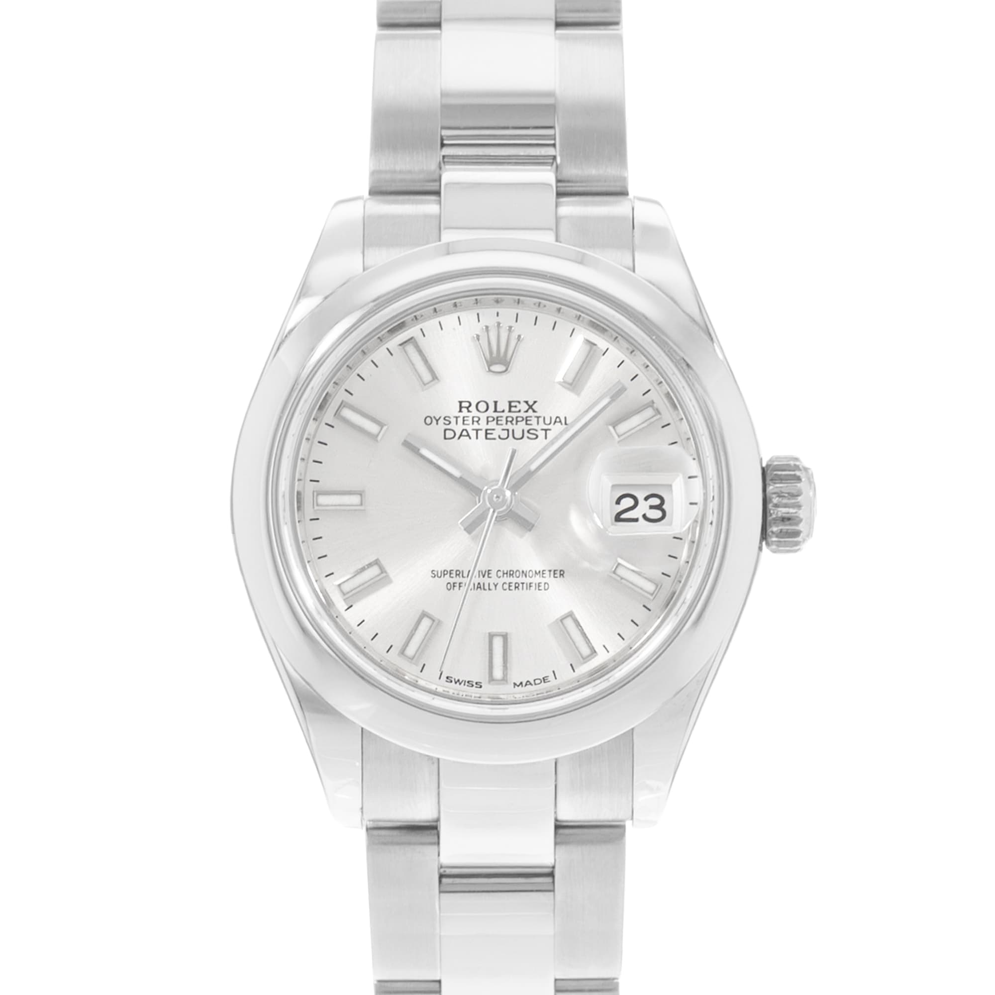 Rolex Datejust 28 279160 Silver Dial Steel Oyster Automatic Ladies Watch Card