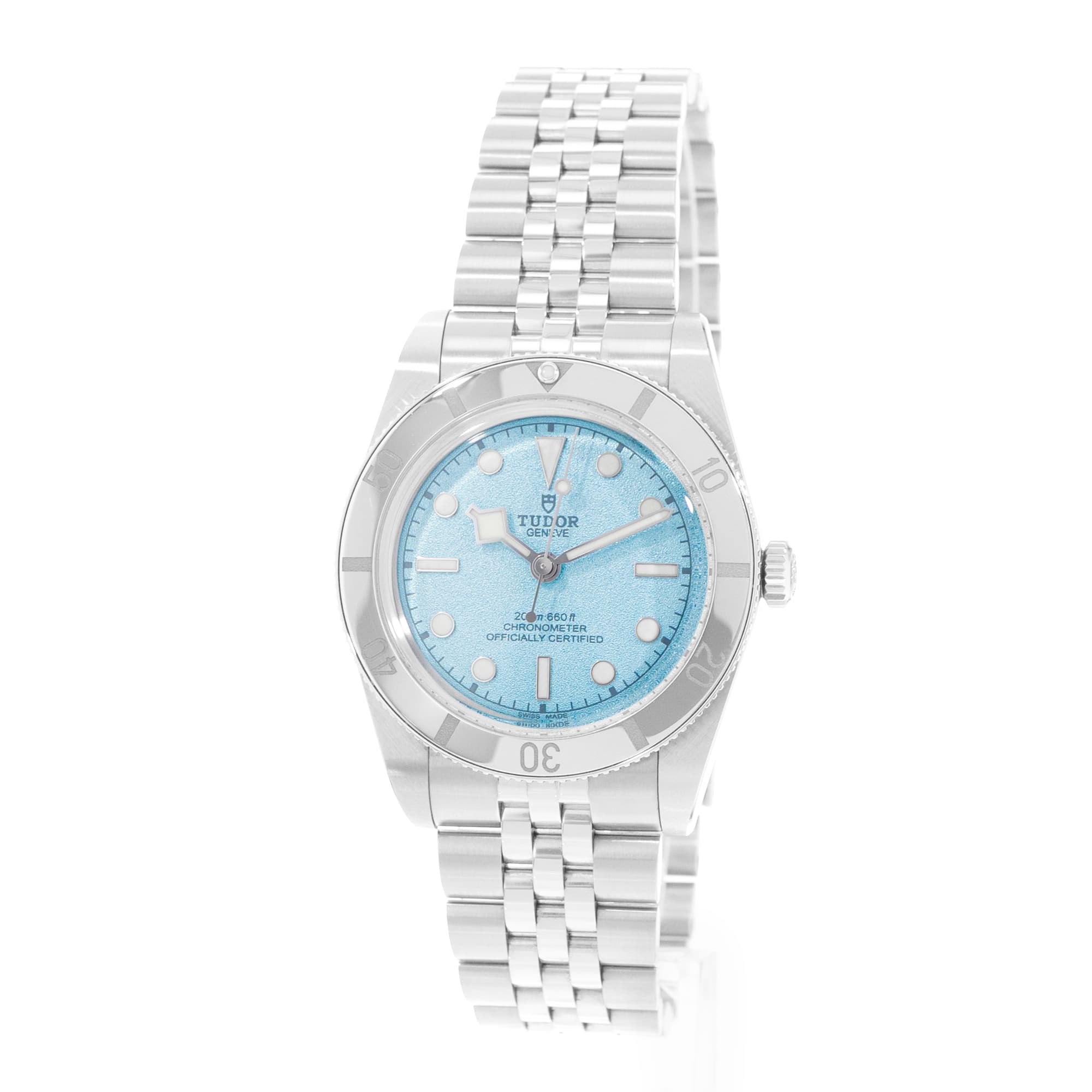 Tudor Black Bay 54 79000 37mm Lagoon Blue Steel Mens Watch Box Card 2025