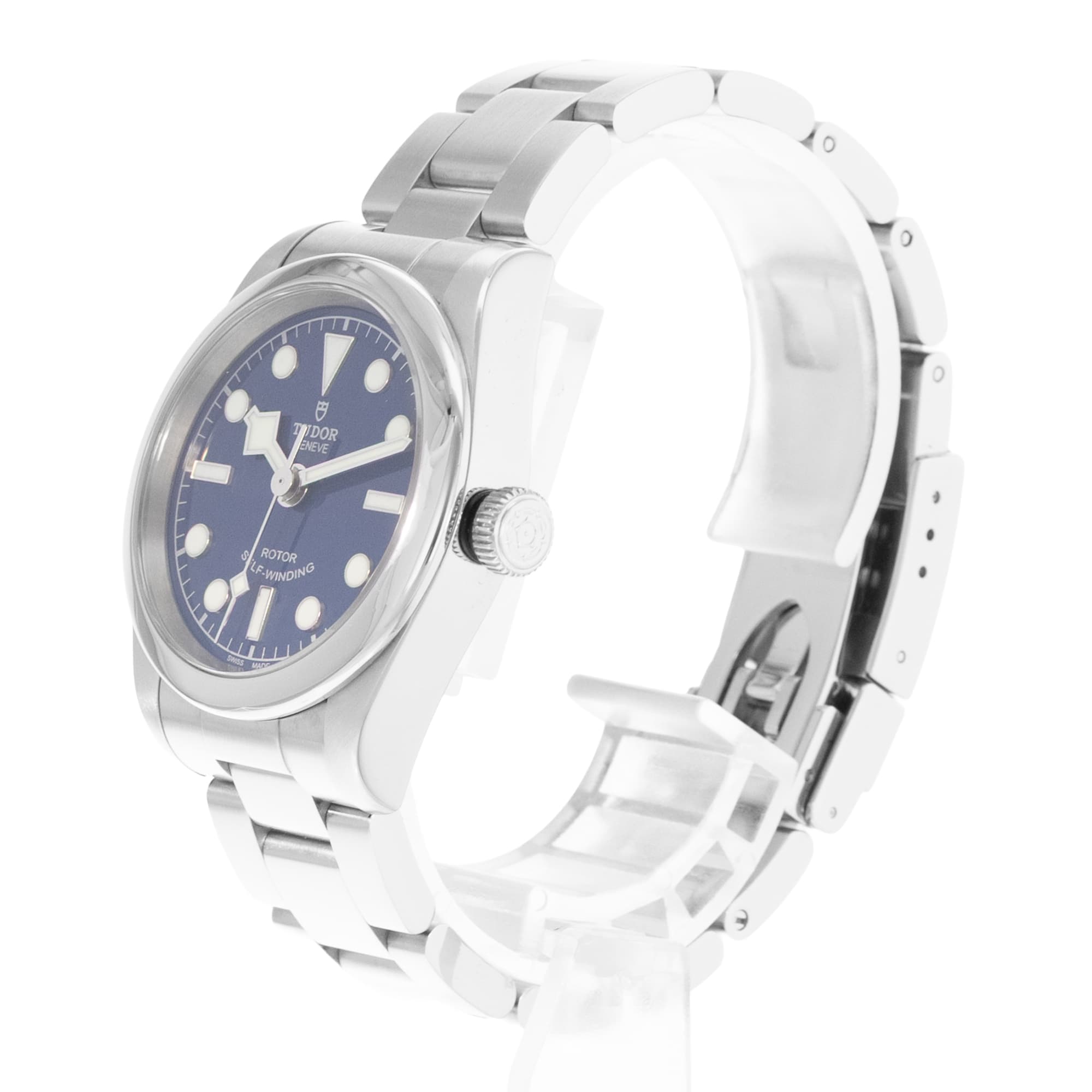 Tudor Black Bay 79580 32mm Blue Dial Steel Automatic Mens Watch Box