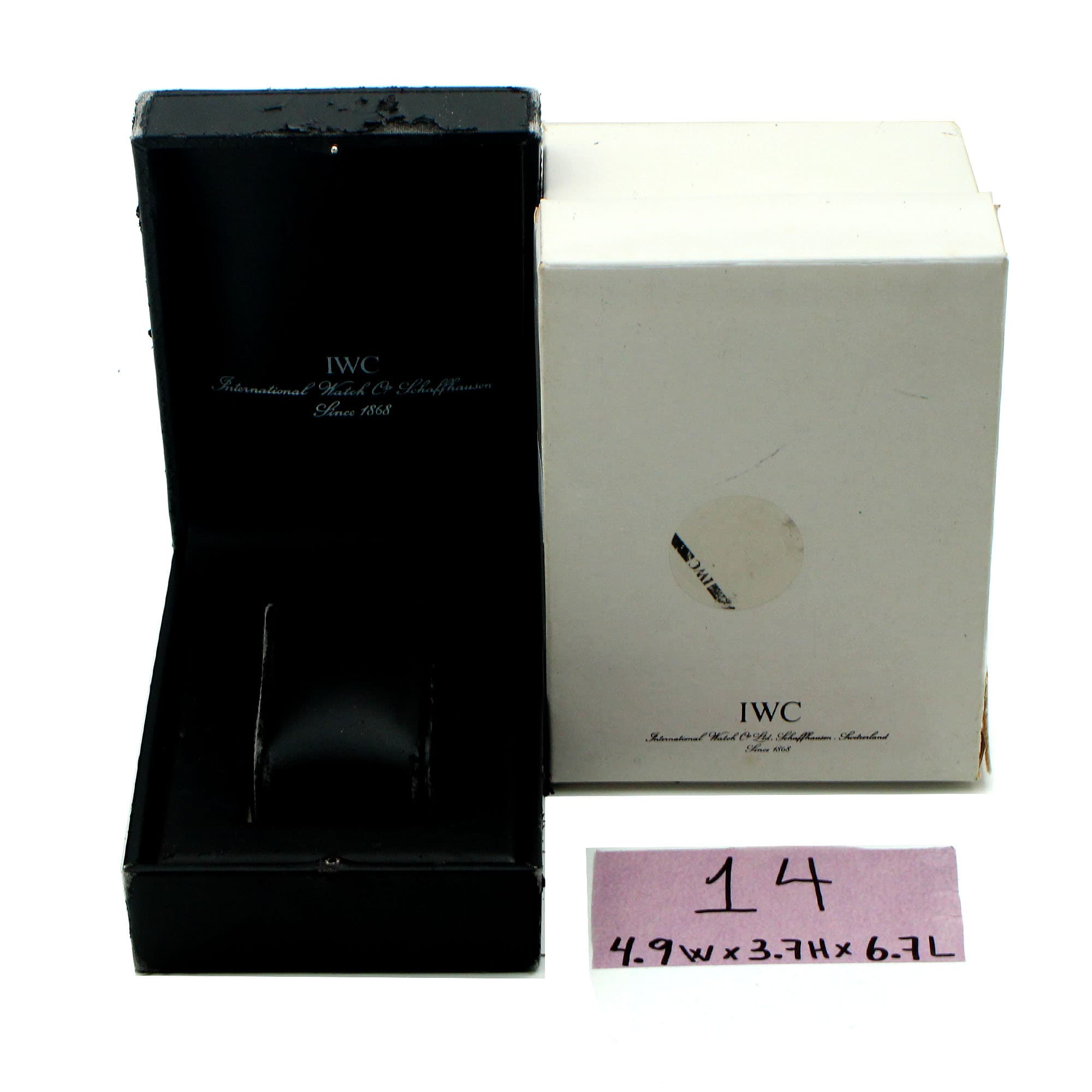 Box IWC 4.9W x 3.7H x 6.7L