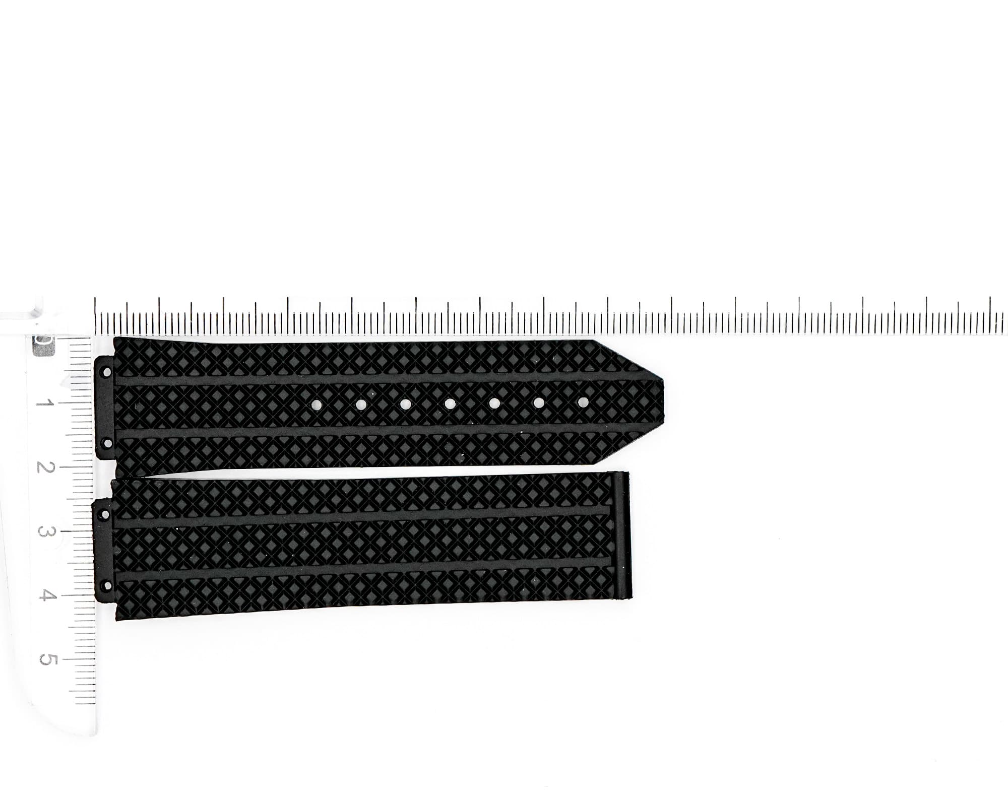 Factory Original Rubber Hublot strap, Black, 22x20mm