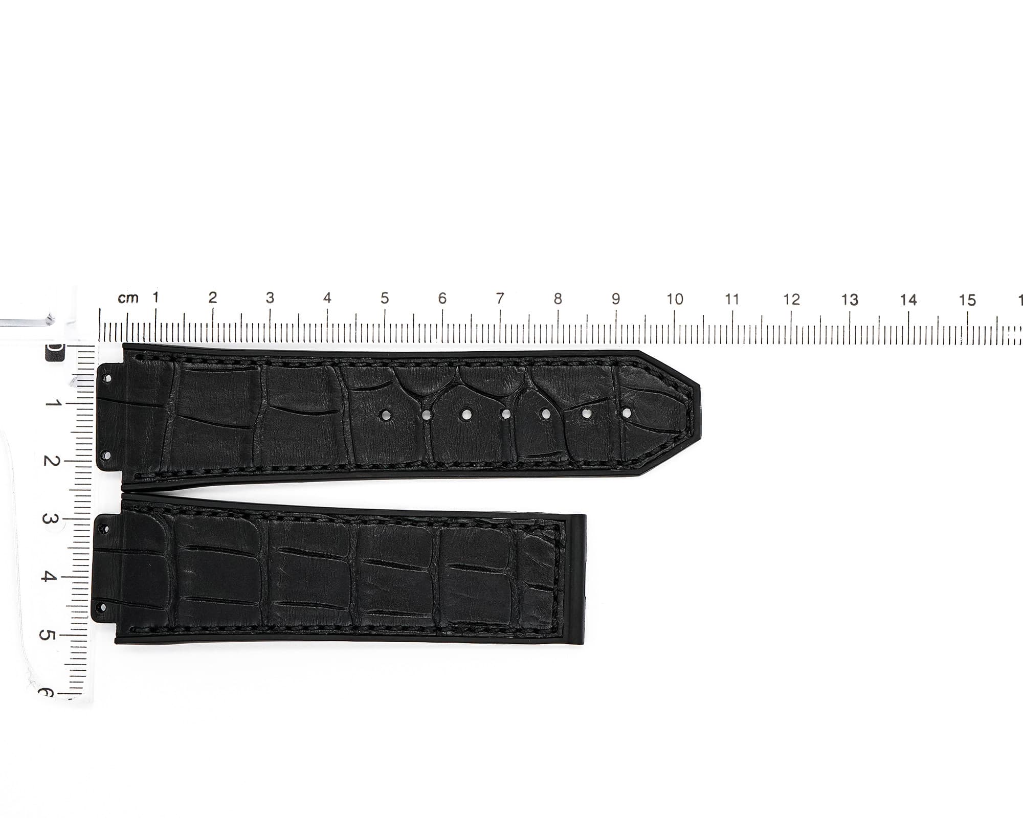 Factory Original Rubber Hublot strap, Black, 26x22mm