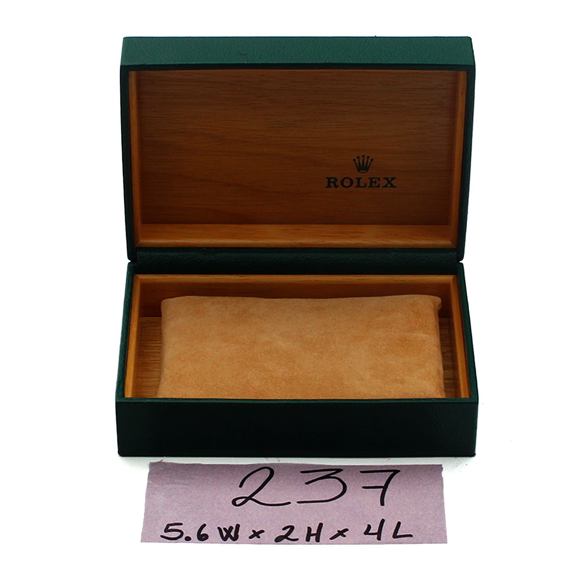 Box Rolex 5.6W x 2H x 4L