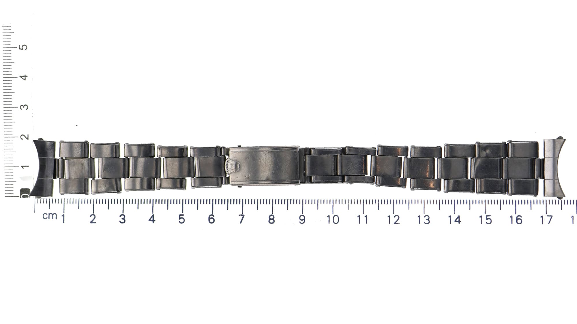 RARE vintage Oyster rivot and folded links watch band for Rolex 19.0mm end links