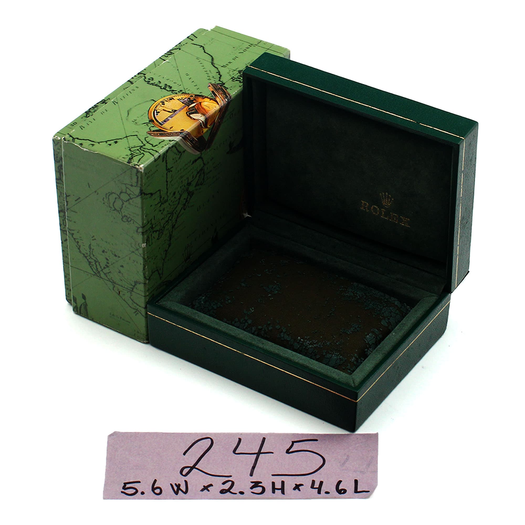 Box Rolex 5.6W x 2.3H x 4.6L