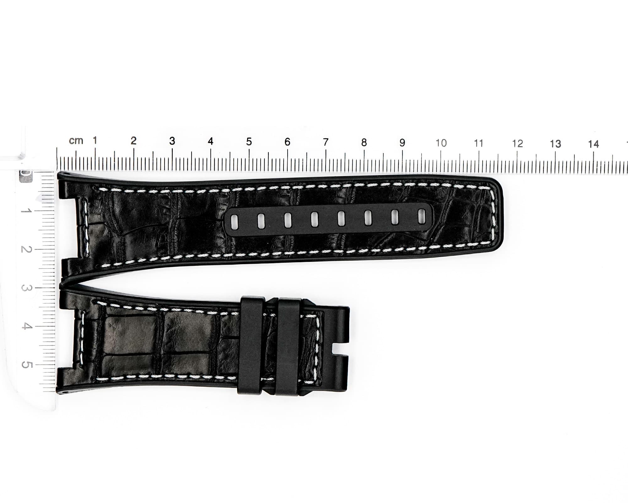 Factory Original Rubber IWC strap, Black, 29x22mm