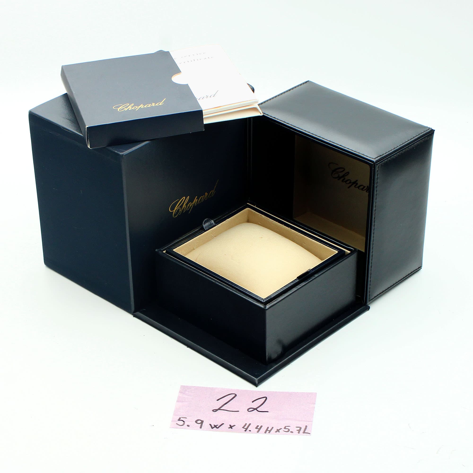 Box Chopard 5.9W x 4.4H x 5.7L