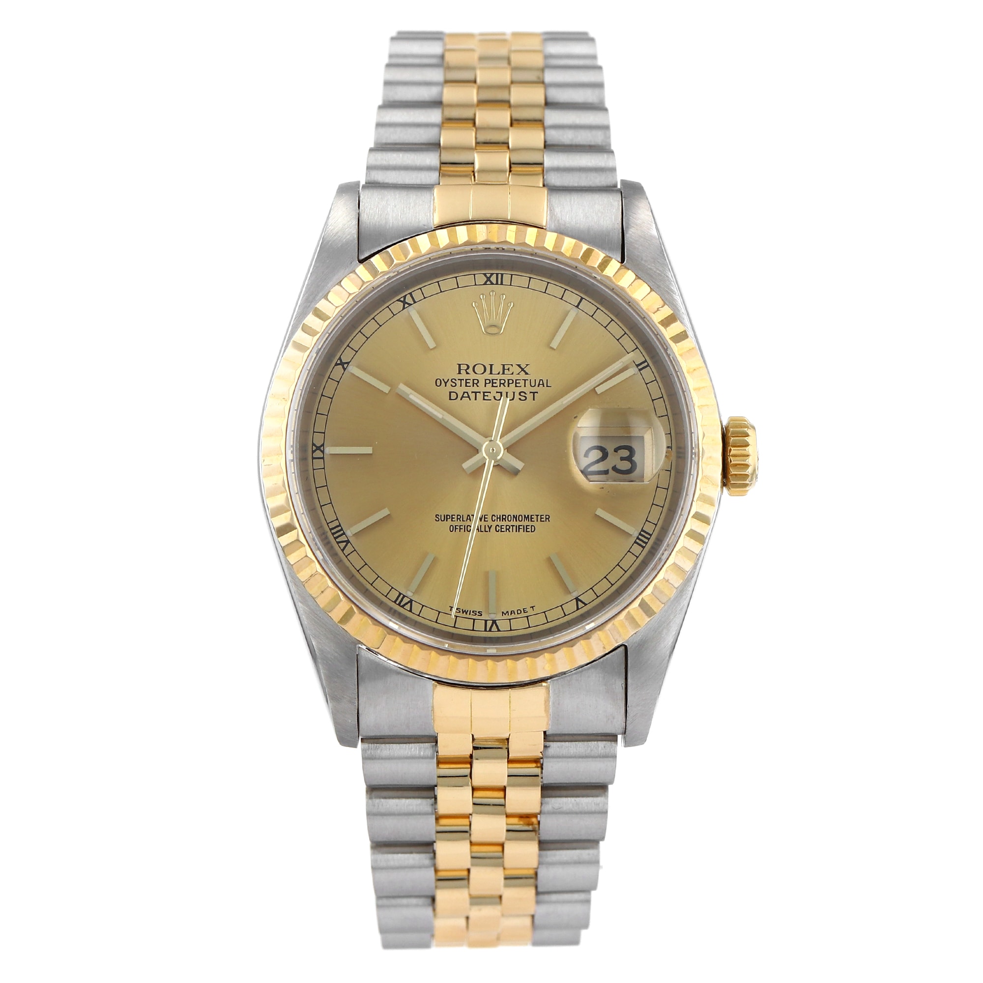 Rolex Datejust 36 16233 Yellow automatic dial steel & 18K yellow gold