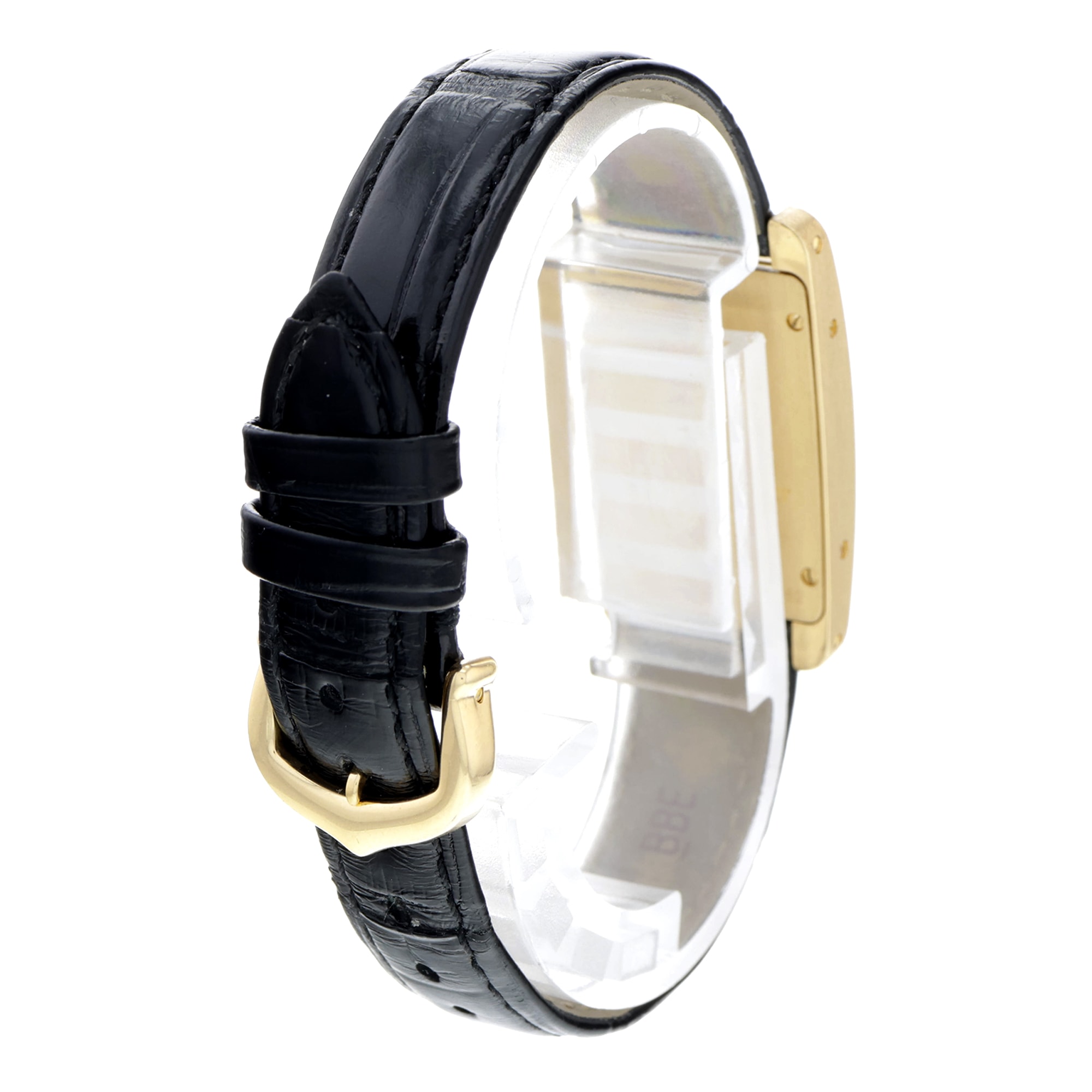 Cartier Tank Americaine 19mm WGTA0039 2482 18k Yellow Gold Case
