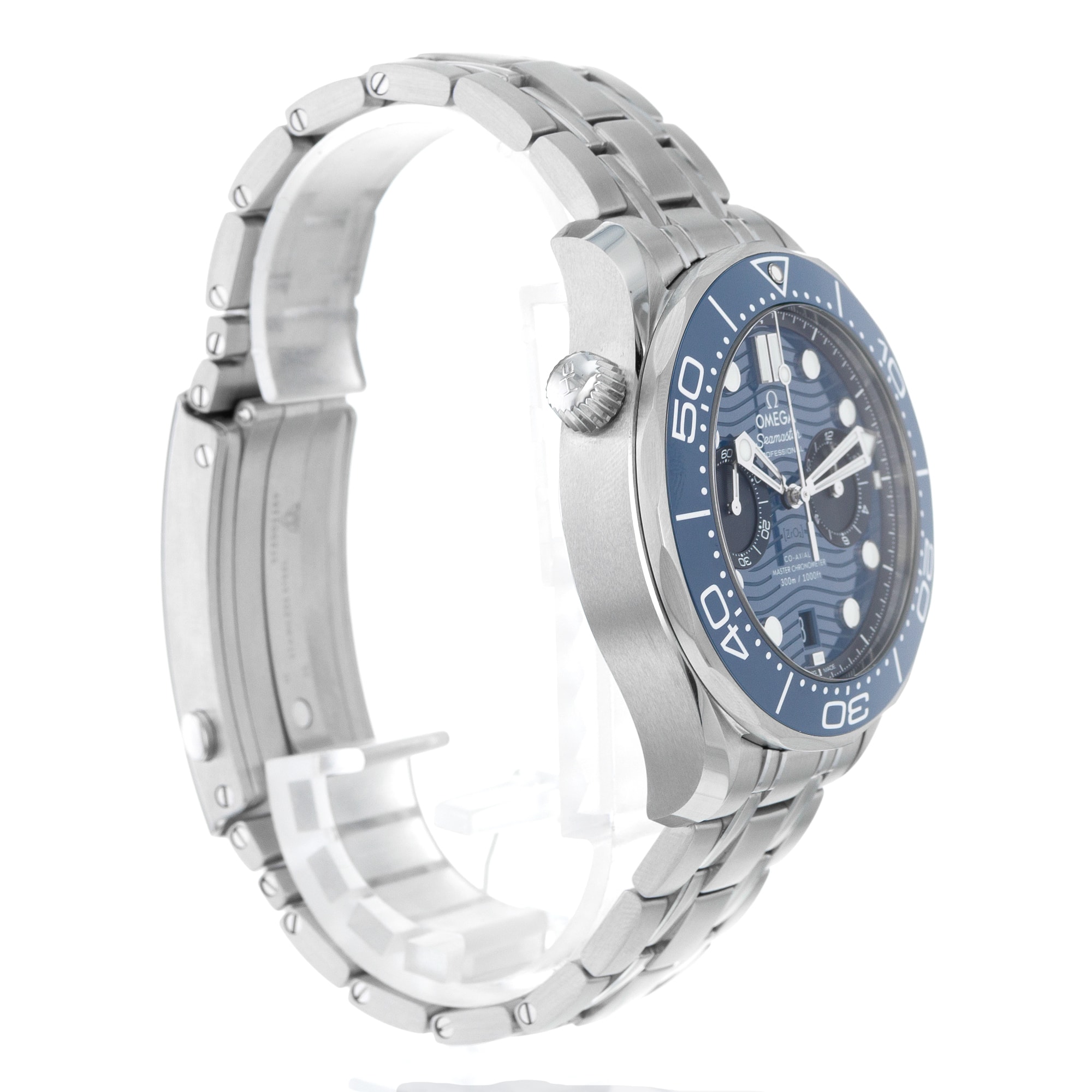 Omega Seamaster 210.30.44.51.03.001 Blue Ceramic Chronograph Mens Watch