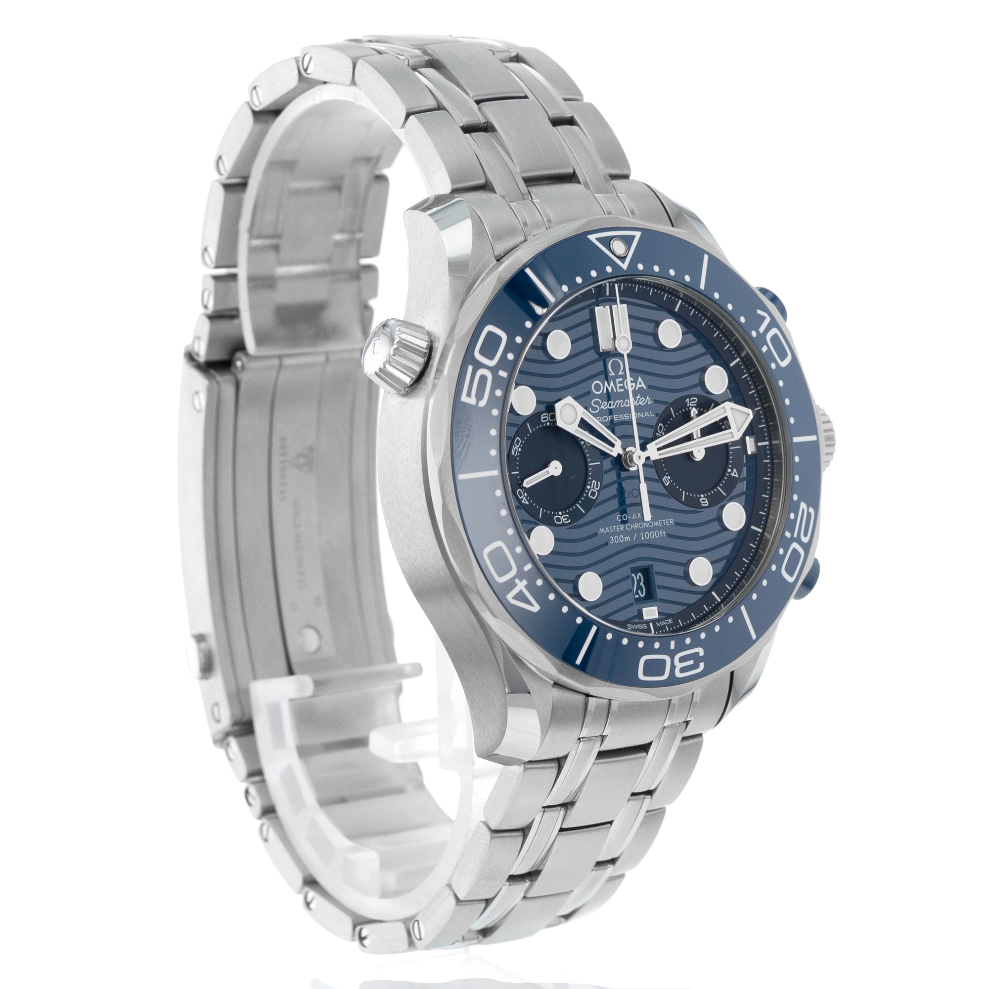 Omega Seamaster 210.30.44.51.03.001 Blue Ceramic Chronograph Mens Watch