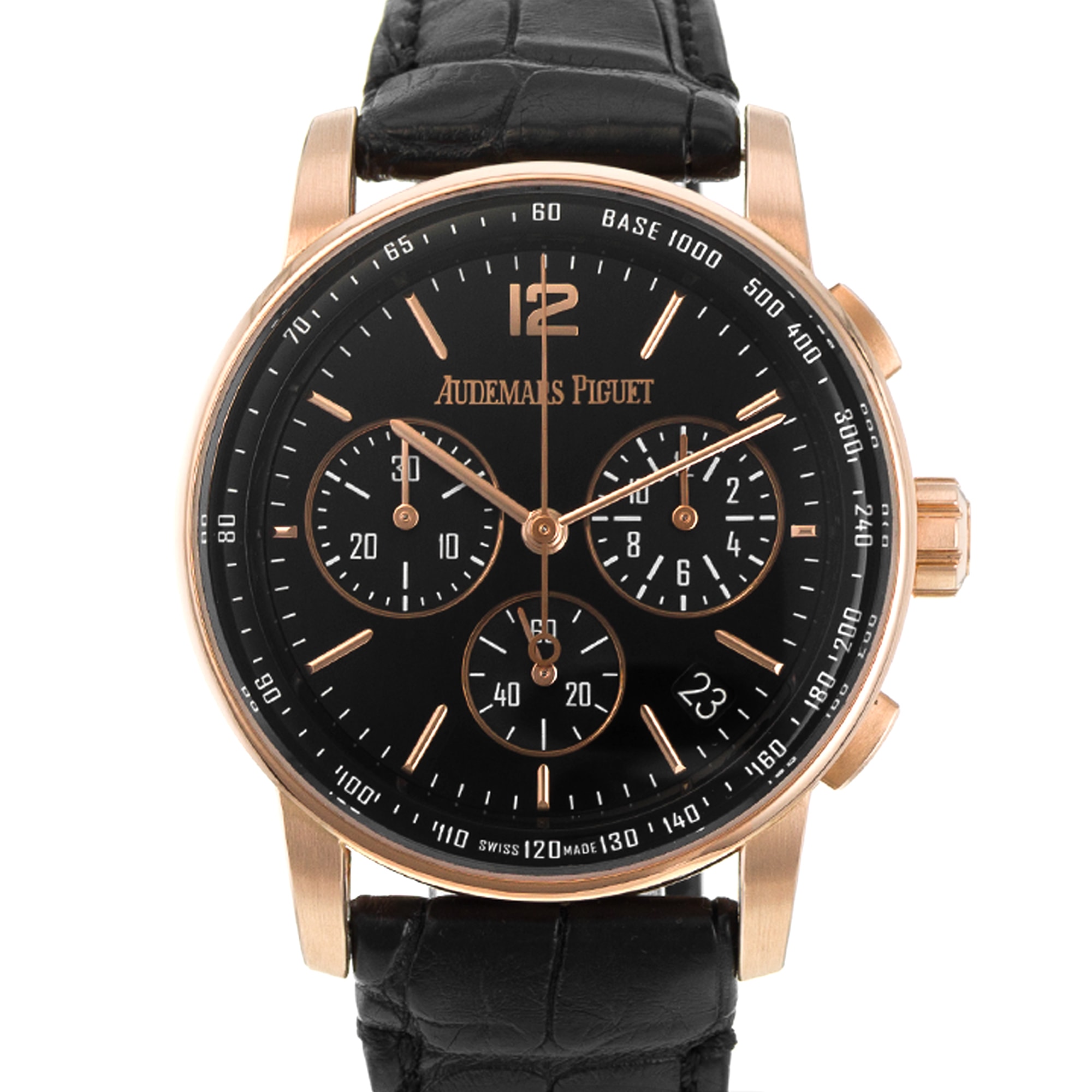 Audemars Piguet CODE 11.59 26393OR.OO.A002KB.01 Black Chronograph Mens Watch