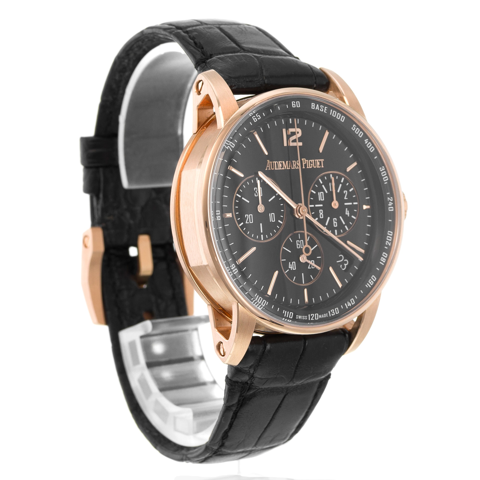 Audemars Piguet CODE 11.59 26393OR.OO.A002KB.01 Black Chronograph Mens Watch