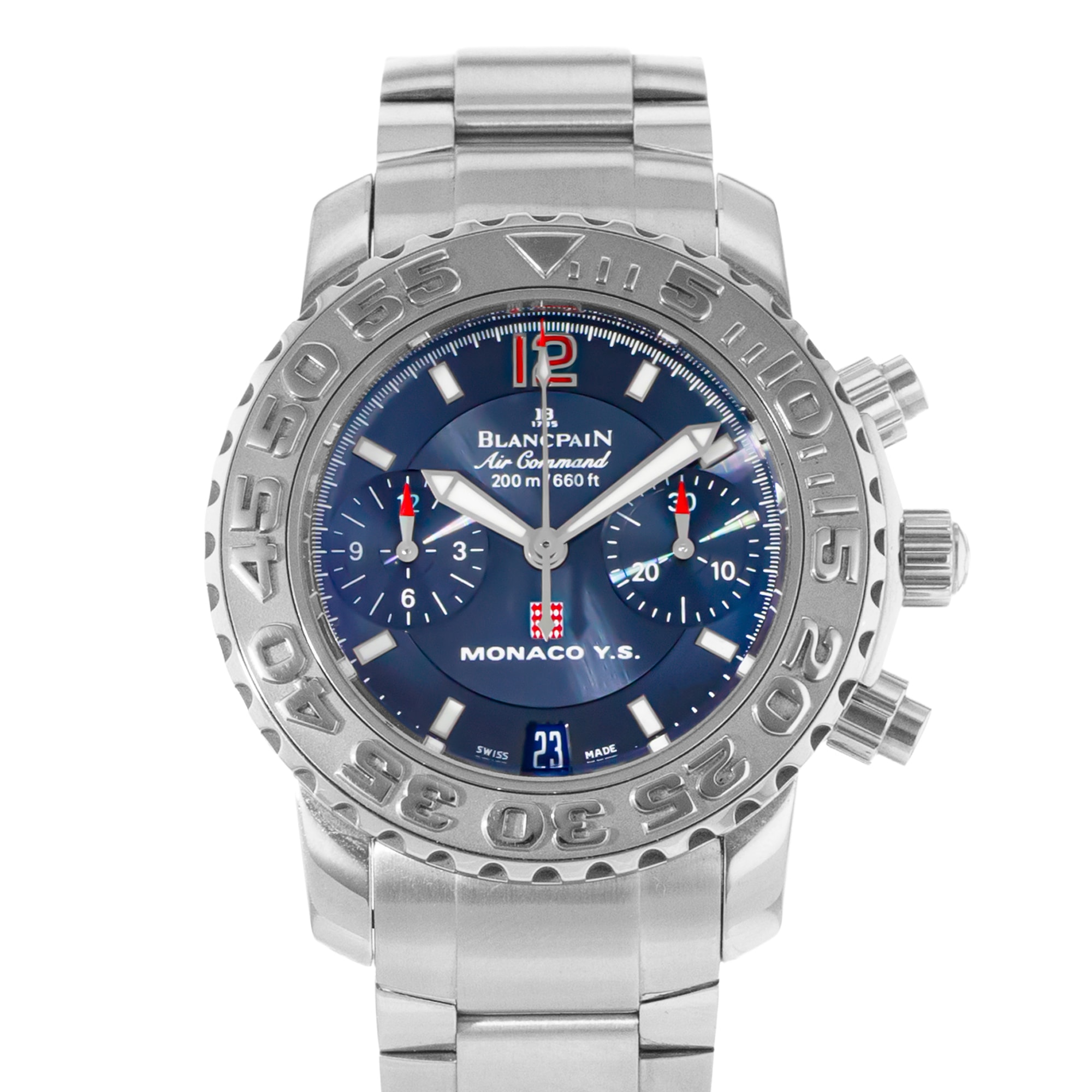 Blancpain Air Command Chronograph 2485F-1140-M71 Steel Chronograph Ladies Watch