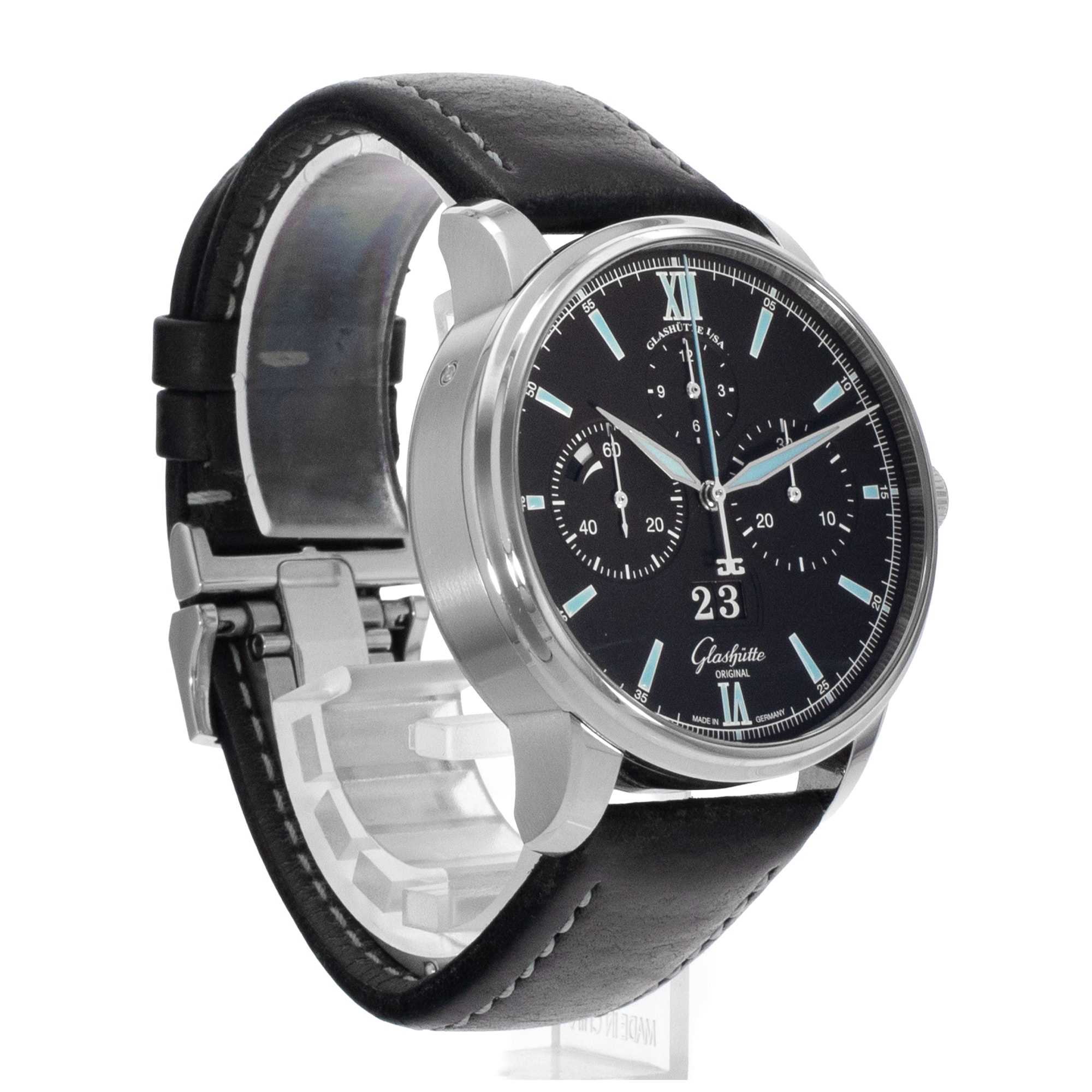 Glashutte Original Senator Chronograph Panorama Date 1-37-01-03-02-35 Mens Watch