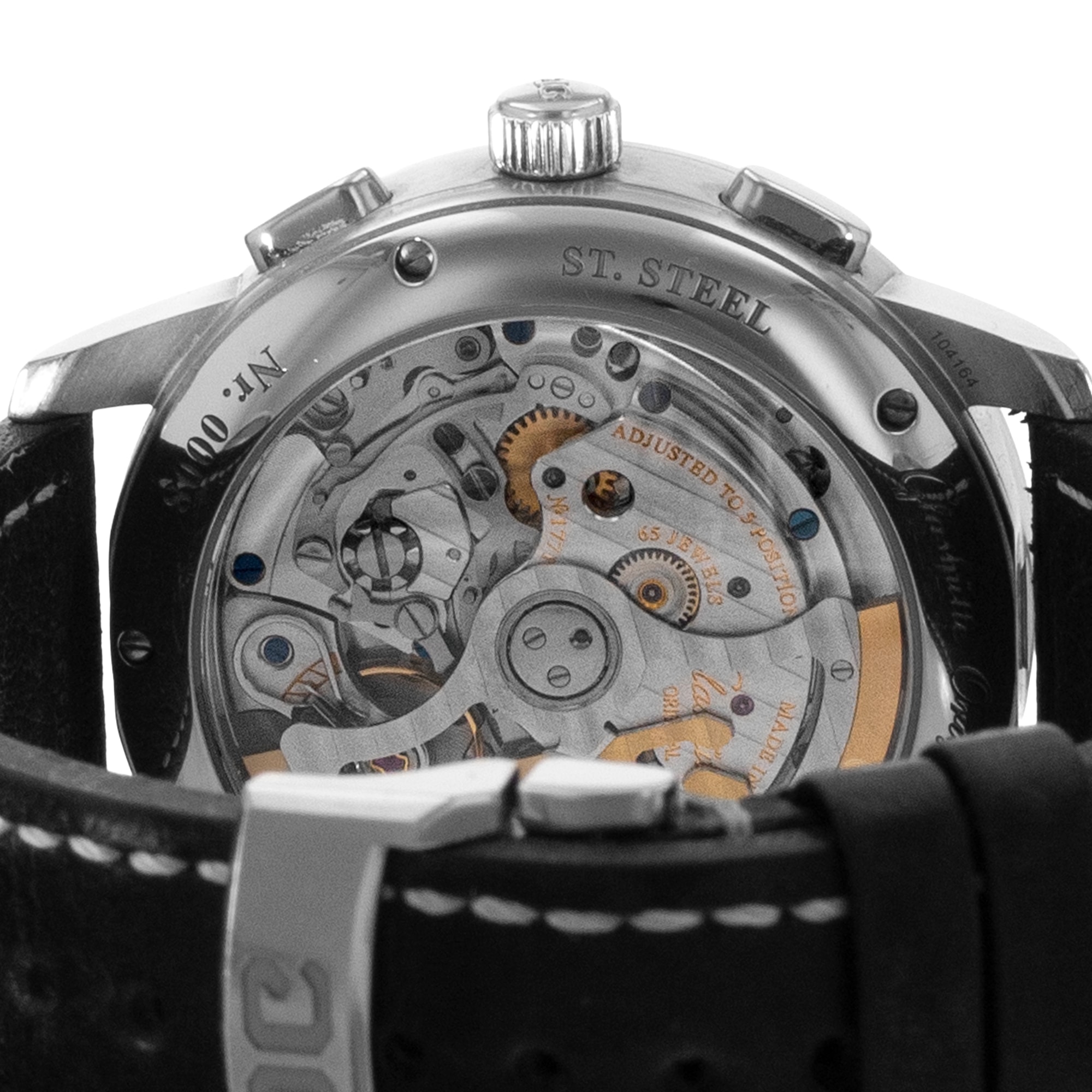 Glashutte Original Senator Chronograph Panorama Date 1-37-01-03-02-35 Mens Watch