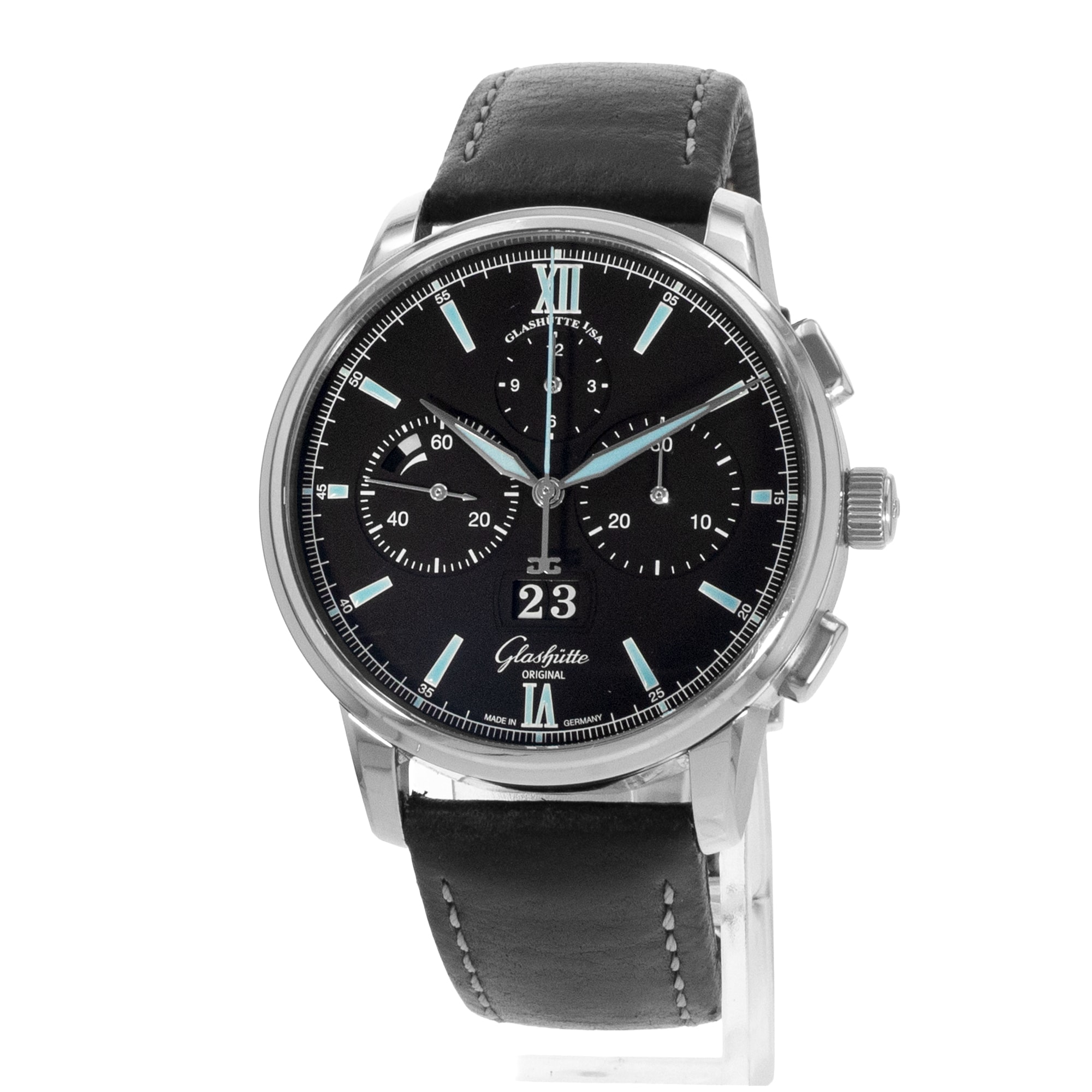 Glashutte Original Senator Chronograph Panorama Date 1-37-01-03-02-35 Mens Watch