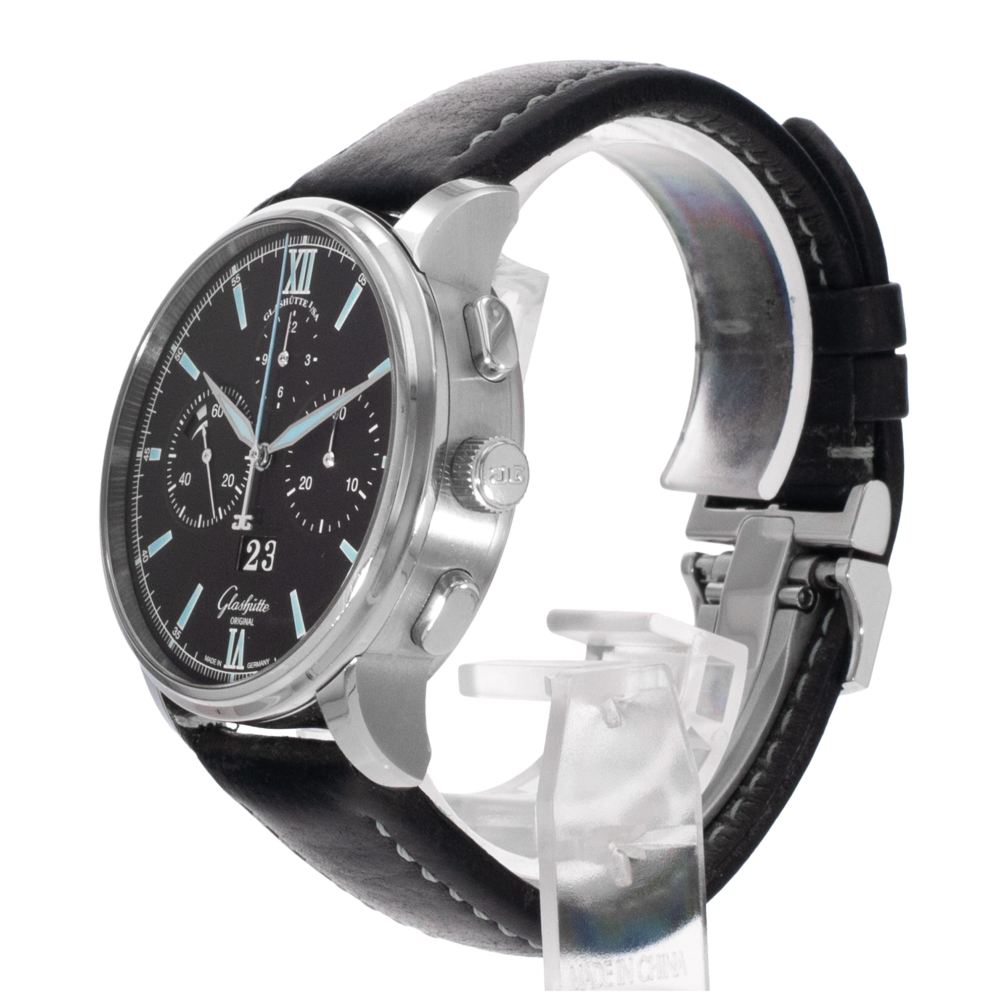 Glashutte Original Senator Chronograph Panorama Date 1-37-01-03-02-35 Mens Watch
