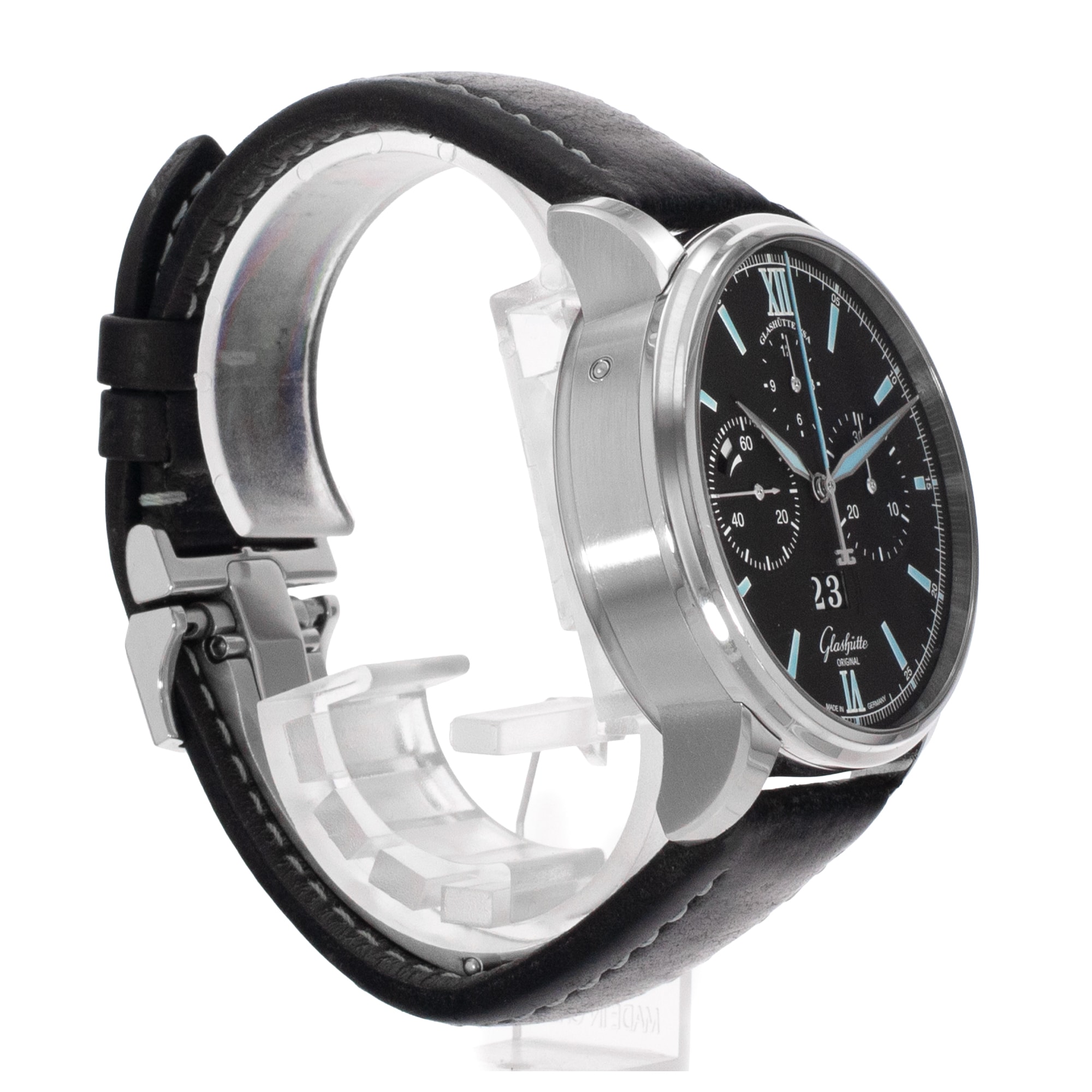Glashutte Original Senator Chronograph Panorama Date 1-37-01-03-02-35 Mens Watch