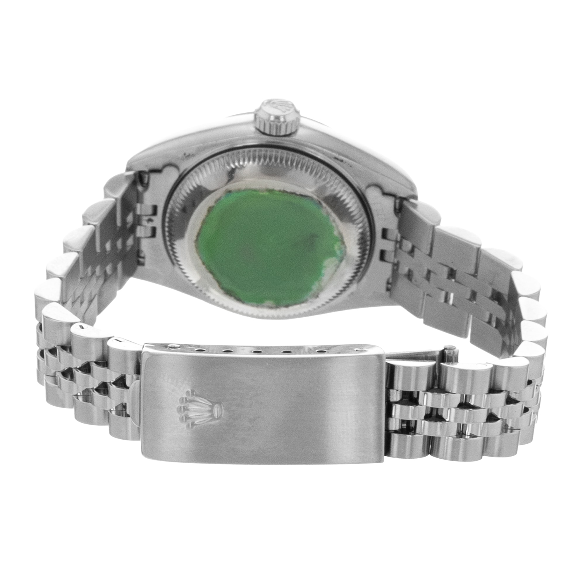 Rolex Datejust 26 79174 Silver Index Fluted Steel Jubilee Ladies Watch 2001