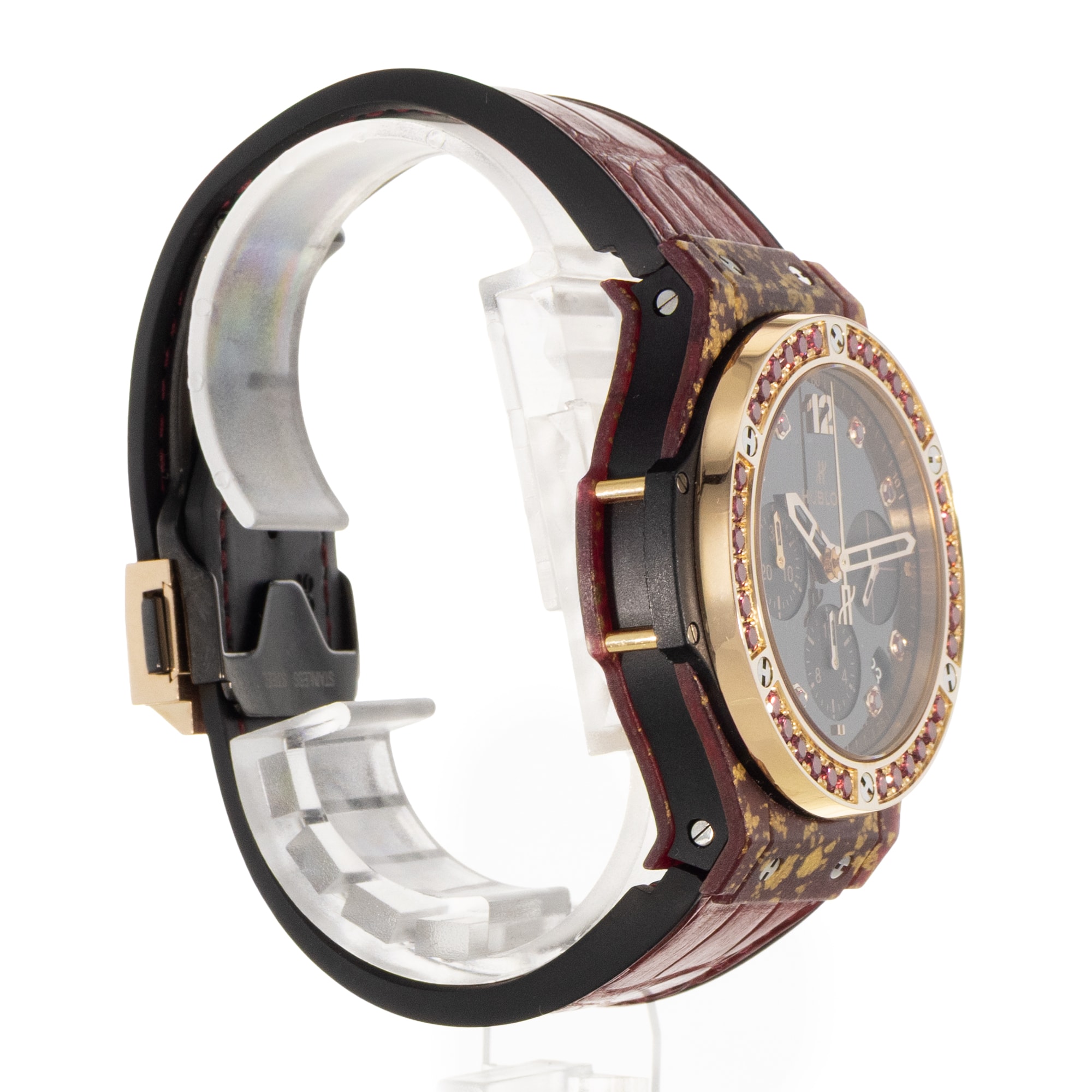 Hublot Big Bang 41mm 341.XG.1280.LR.1213 Gemstone Rose Gold Ladies Watch