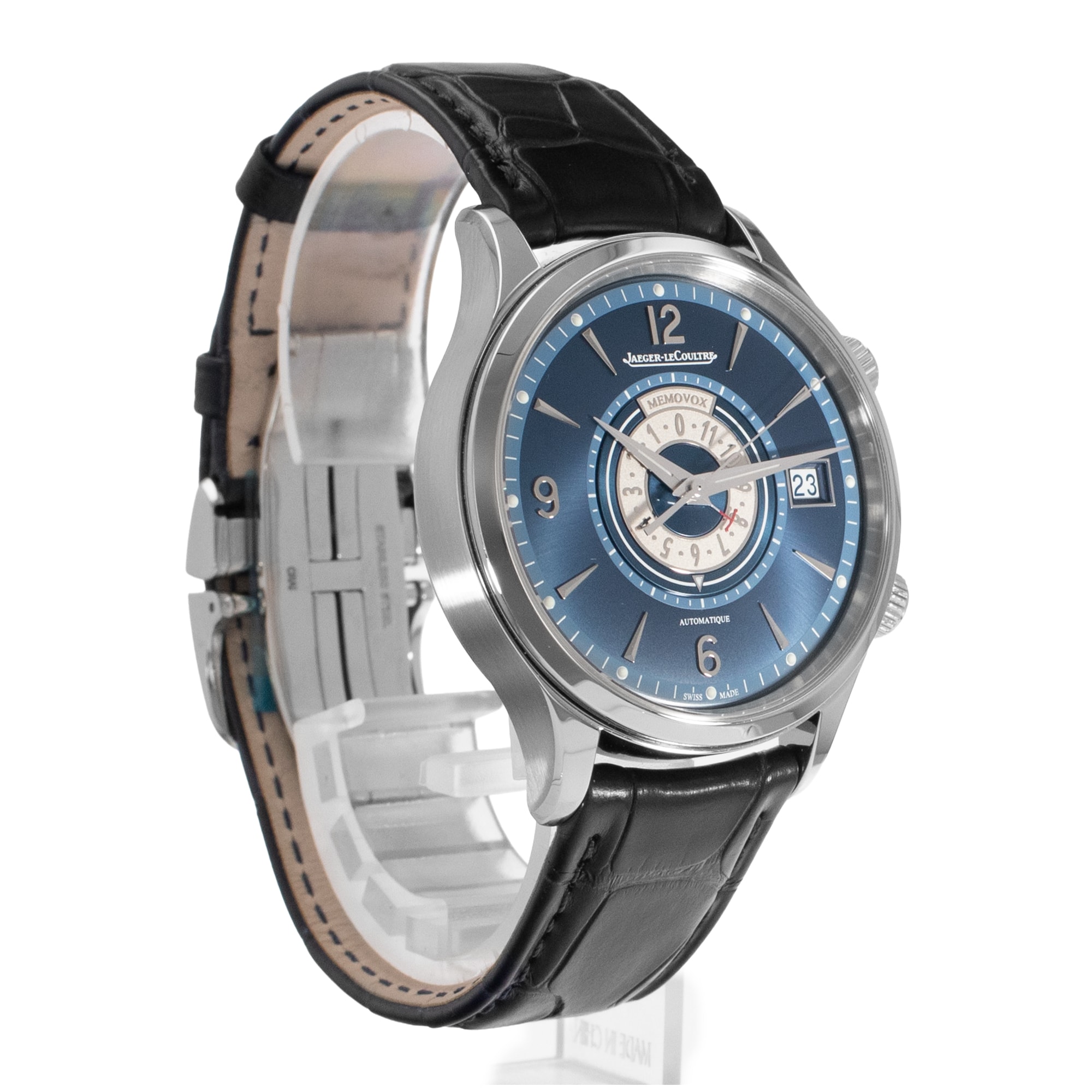 Jaeger-LeCoultre Master Memovox Q410848J Control 40mm Blue Mens Watch 2021