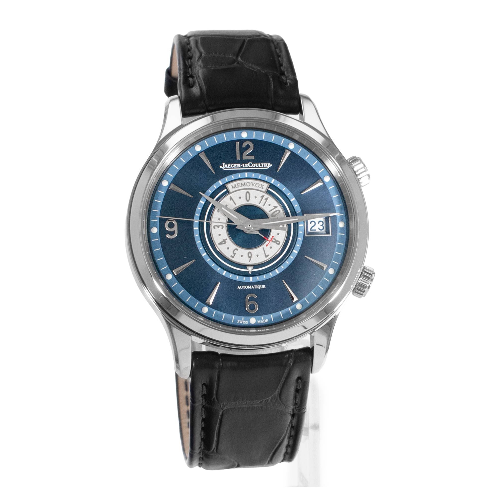 Jaeger-LeCoultre Master Memovox Q410848J Control 40mm Blue Mens Watch 2021