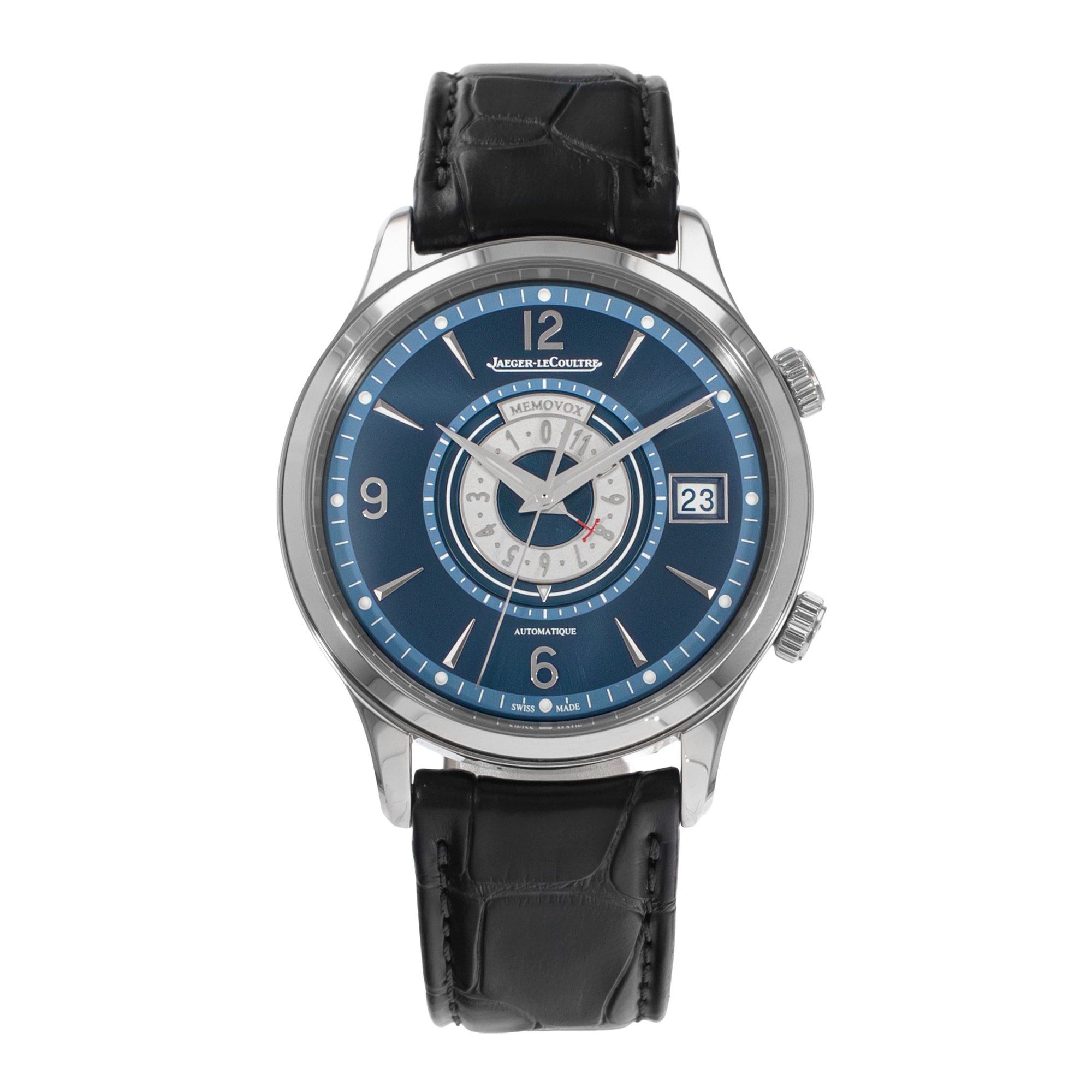 Jaeger-LeCoultre Master Memovox Q410848J Control 40mm Blue Mens Watch 2021