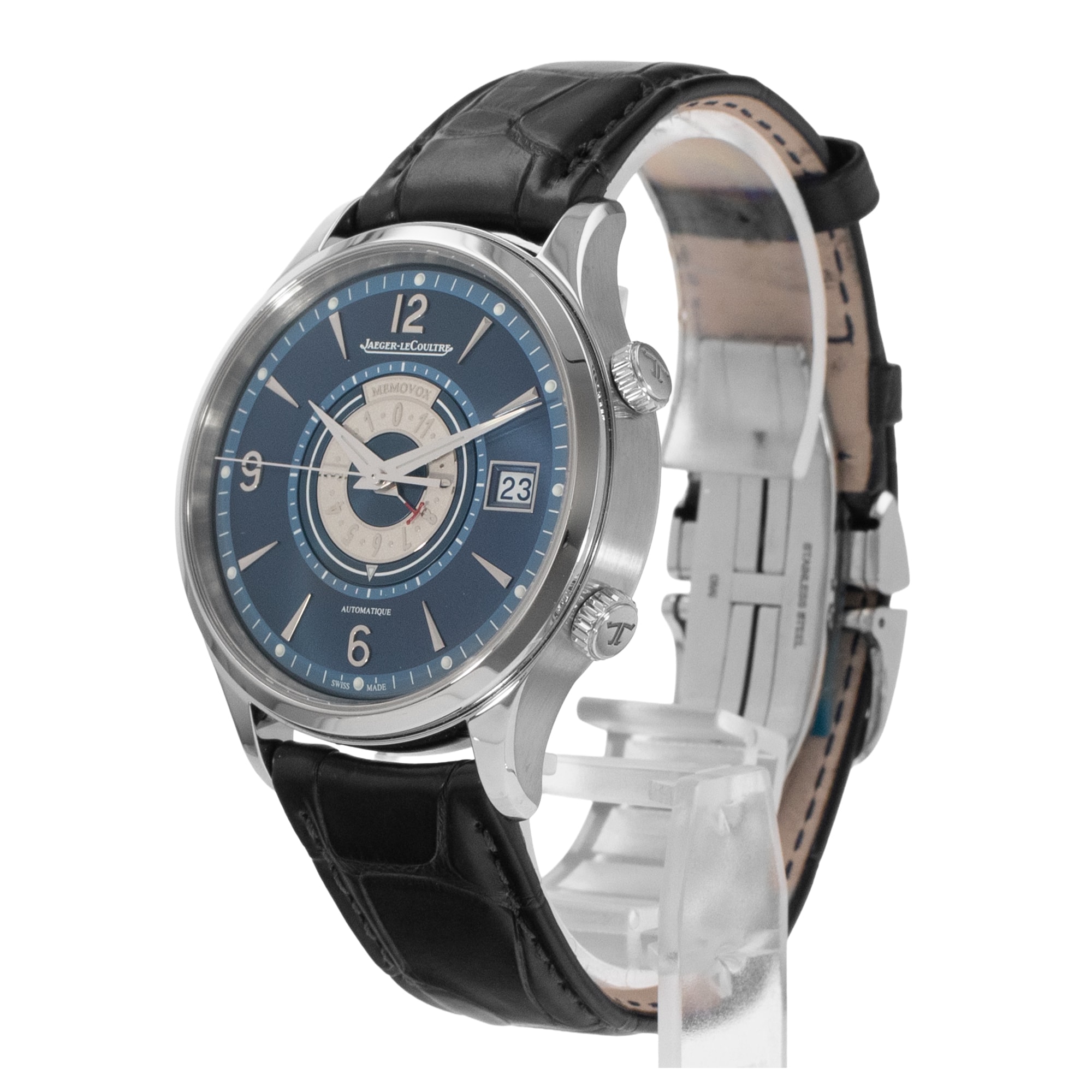 Jaeger-LeCoultre Master Memovox Q410848J Control 40mm Blue Mens Watch 2021