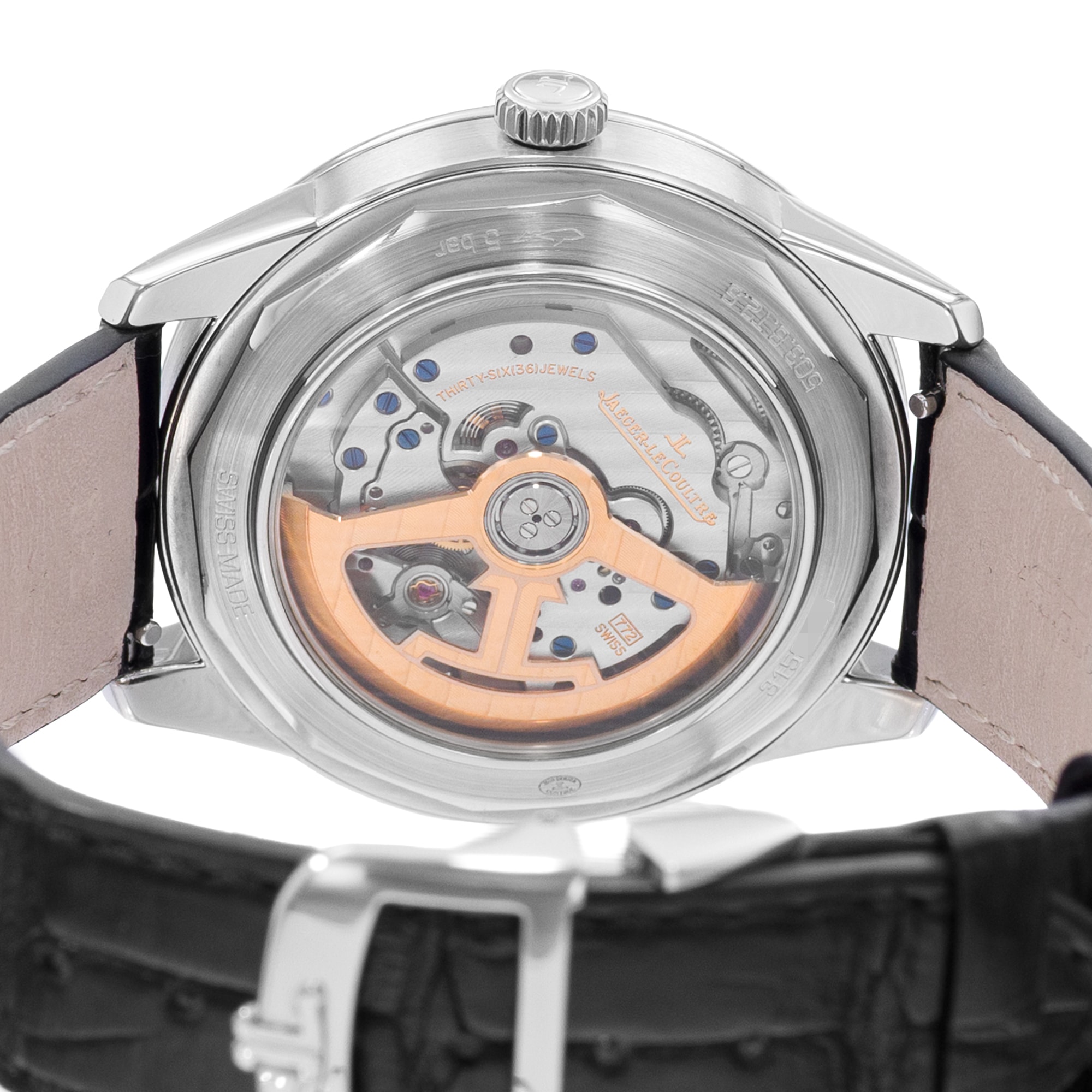Jaeger-LeCoultre Geophysic Universal Time Q8108420 GMT Steel Mens Watch Card