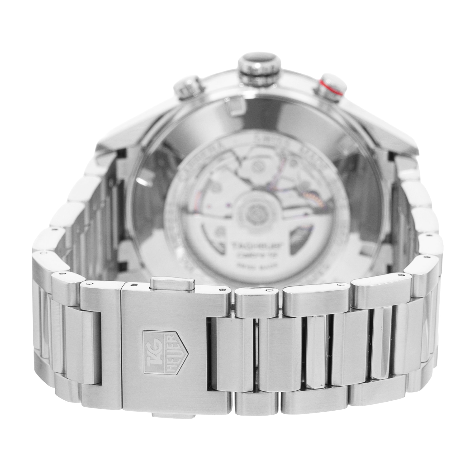 TAG Heuer Carrera Calibre 16 CV2A1R.BA0799 43mm Black Arabic Steel Box Card 2018