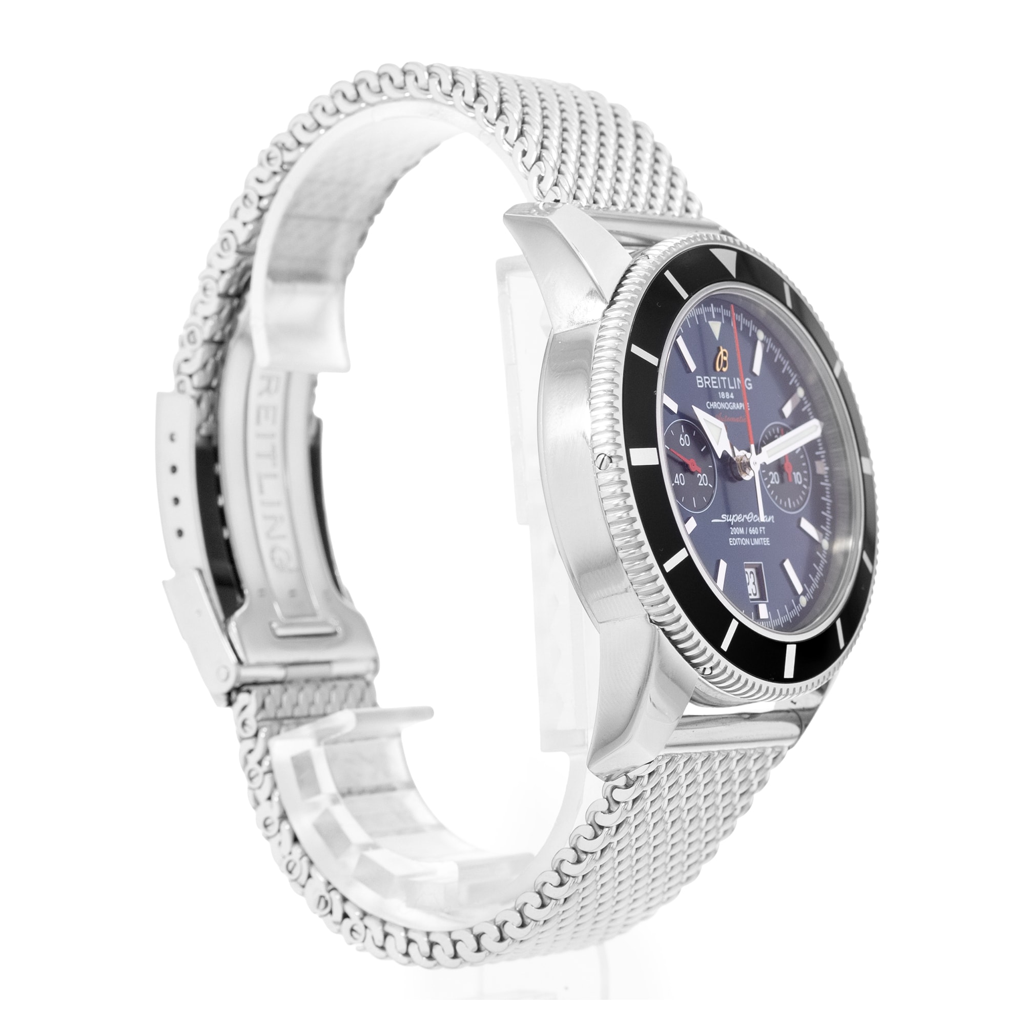 Breitling Superocean Heritage A23320 A272C030CA 45mm Blue Mens Watch Box Papers