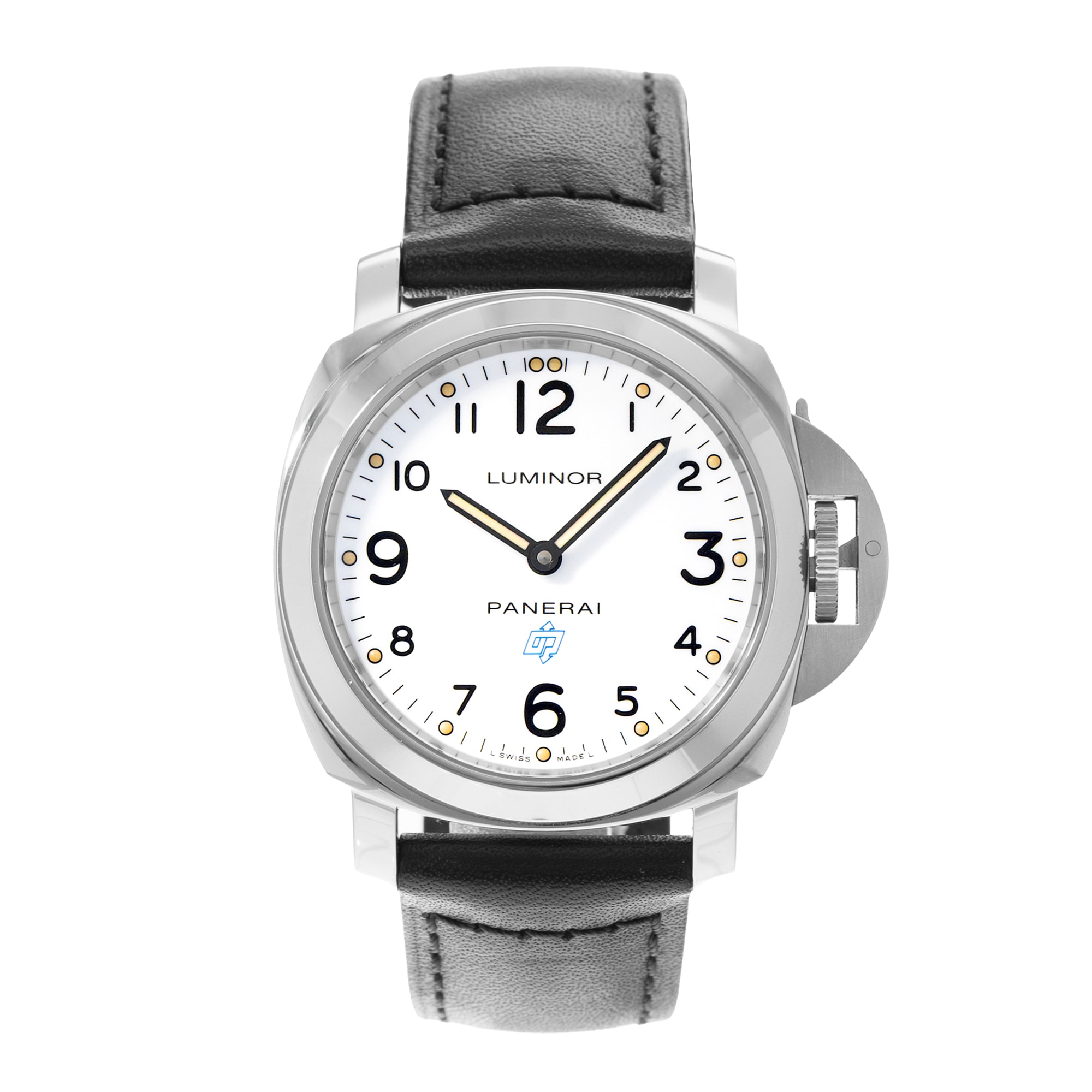 Panerai Luminor Base Logo PAM00630 44mm White Dial Steel Mens Watch Box