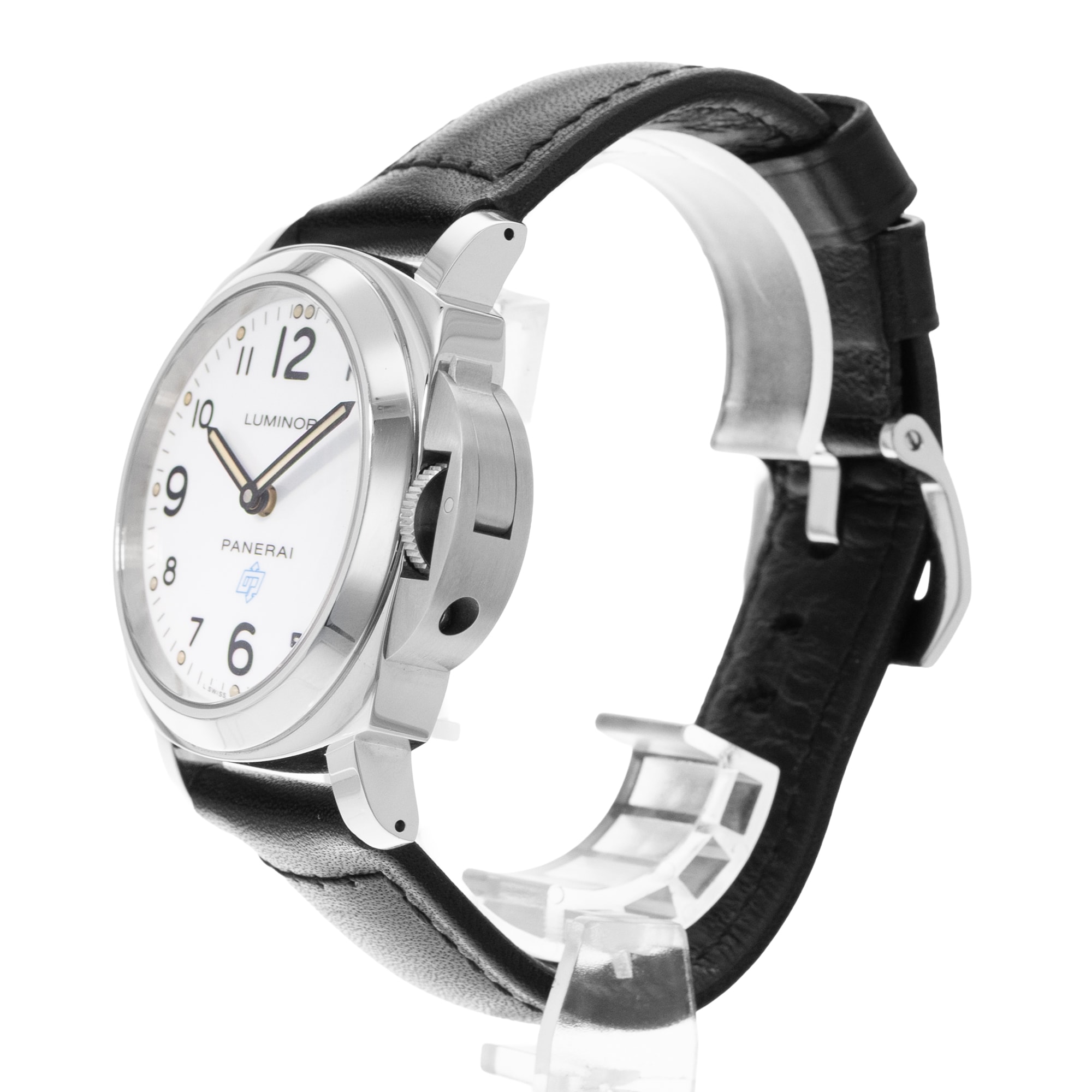 Panerai Luminor Base Logo PAM00630 44mm White Dial Steel Mens Watch Box