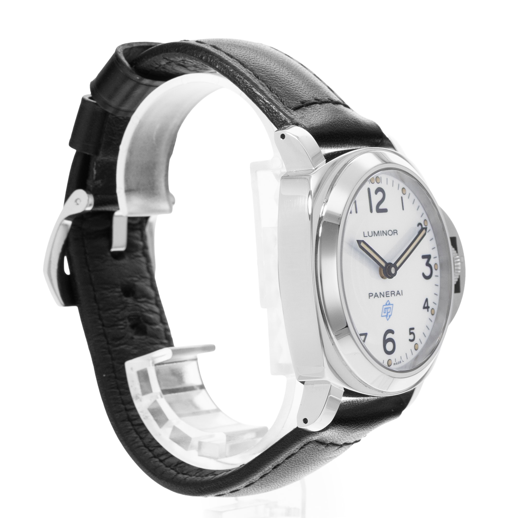 Panerai Luminor Base Logo PAM00630 44mm White Dial Steel Mens Watch Box