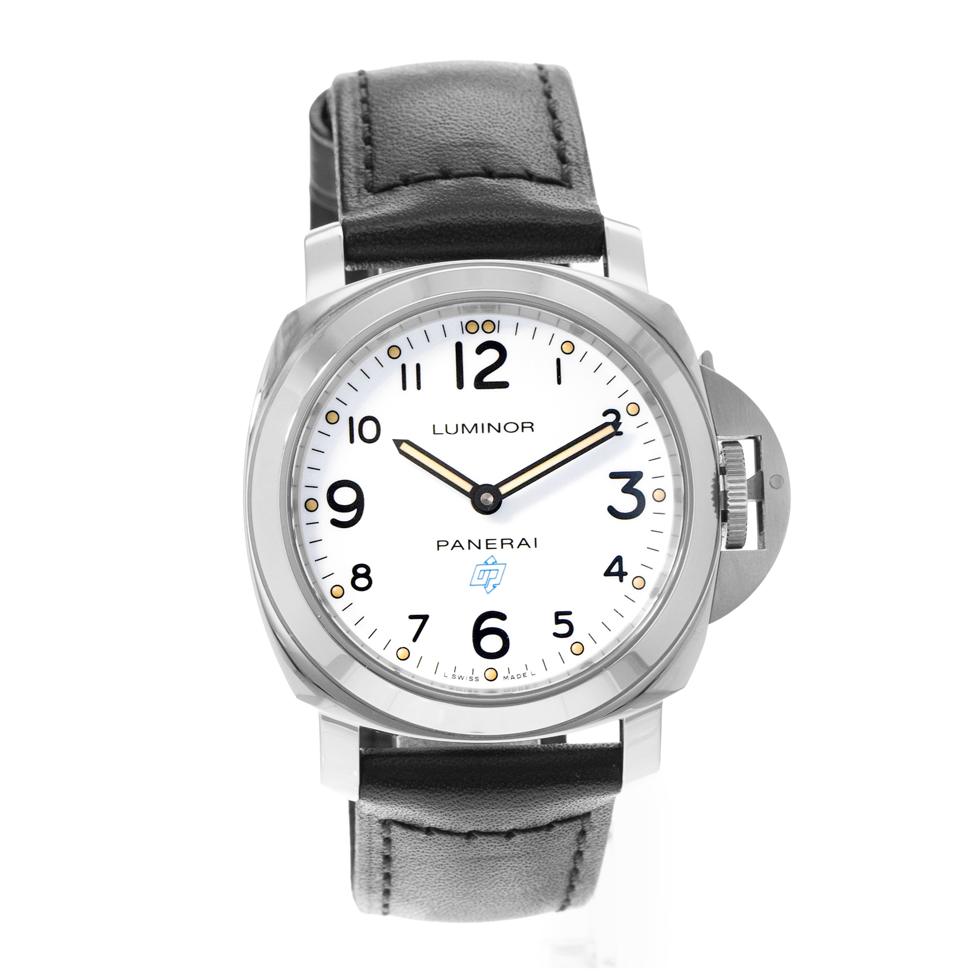 Panerai Luminor Base Logo PAM00630 44mm White Dial Steel Mens Watch Box