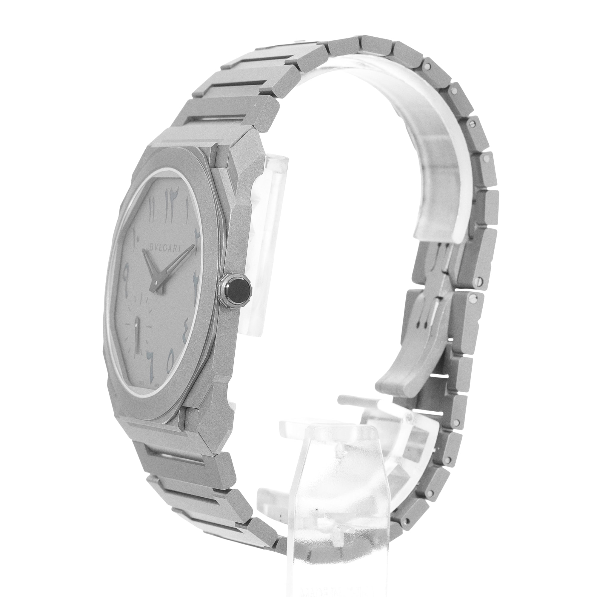 Bulgari Octo Finissimo 103023 40 Titanium Arabic Mens Watch Box Paper