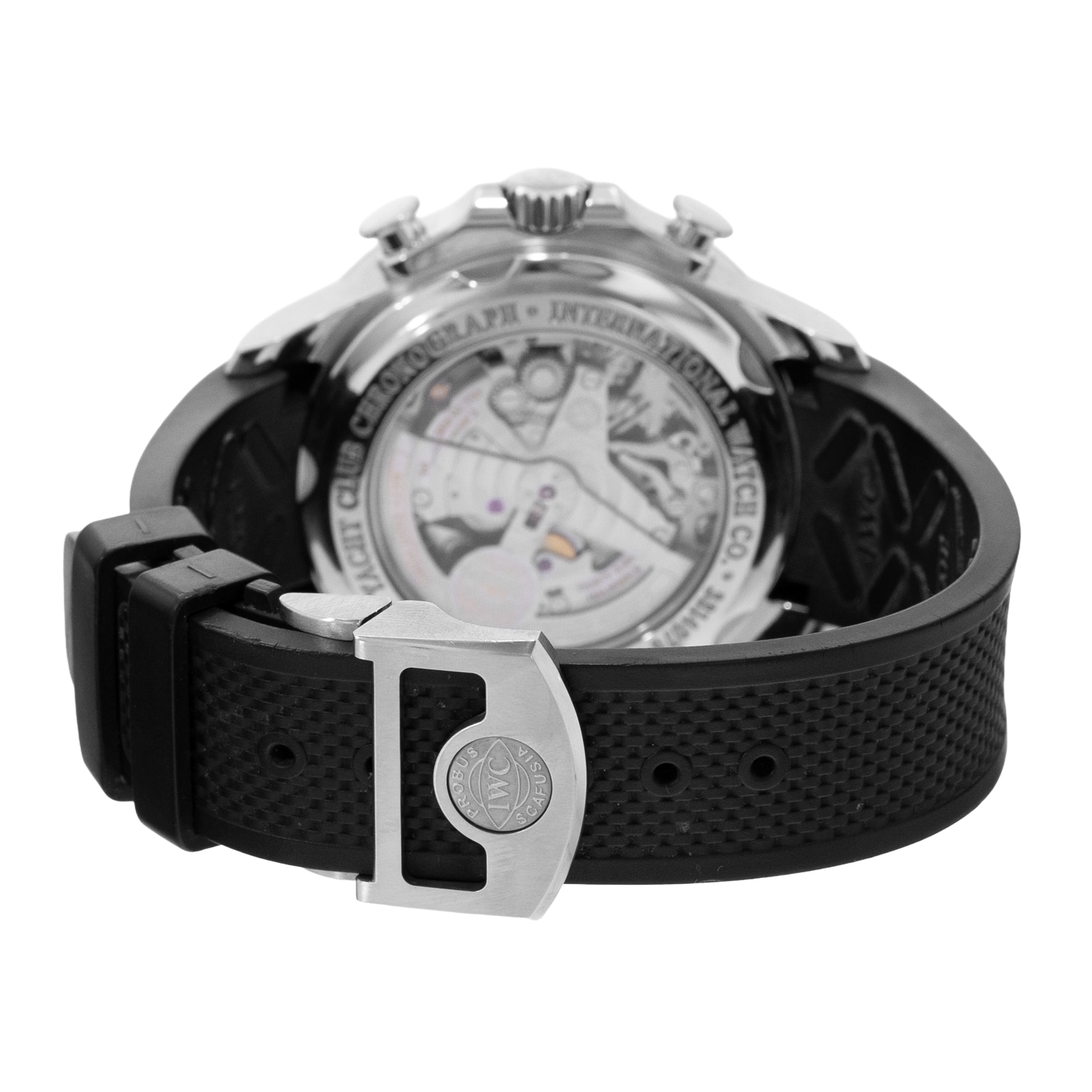IWC Portuguese Yacht Club Chronograph IW390211 45mm Silver Dial Steel Box Papers