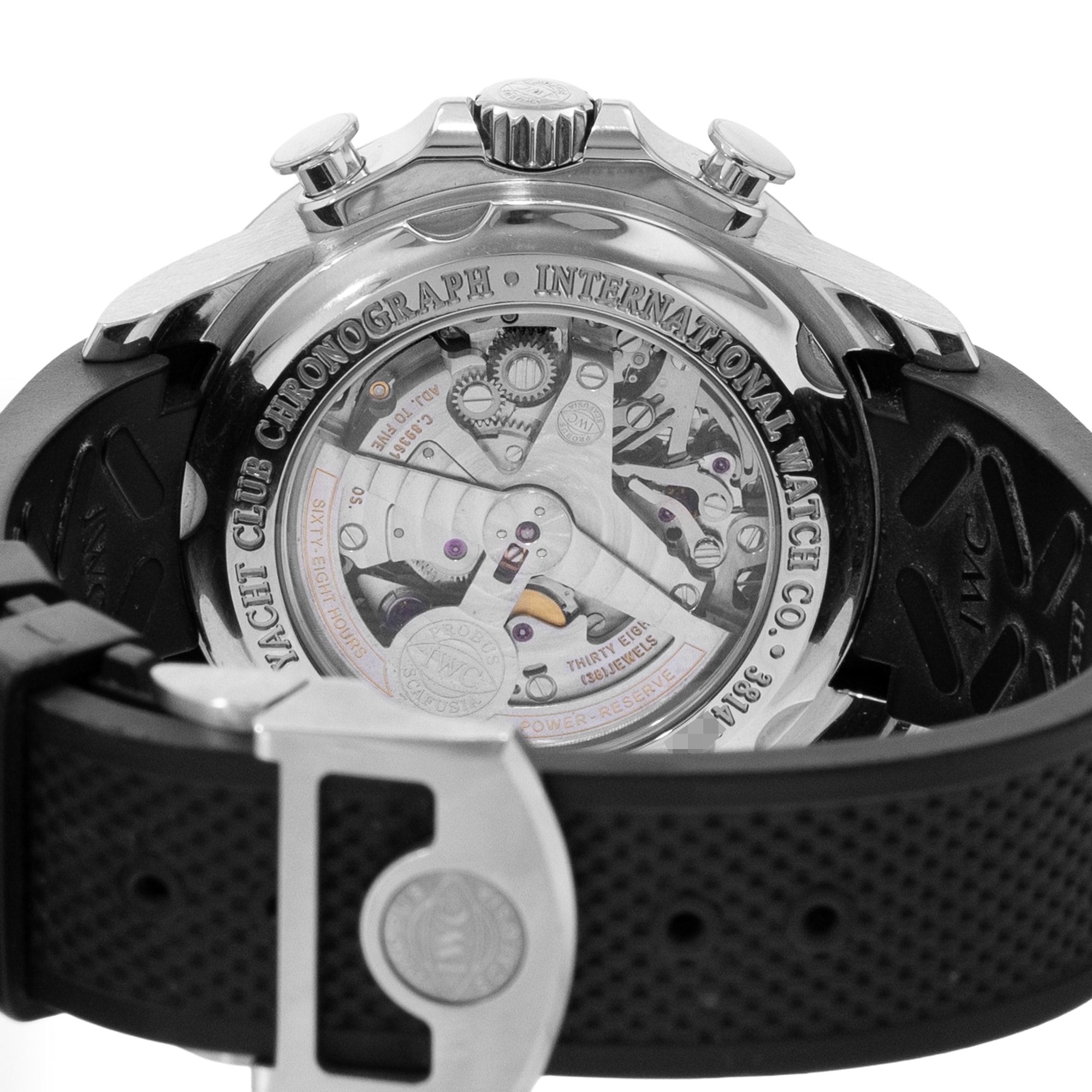 IWC Portuguese Yacht Club Chronograph IW390211 45mm Silver Dial Steel Box Papers