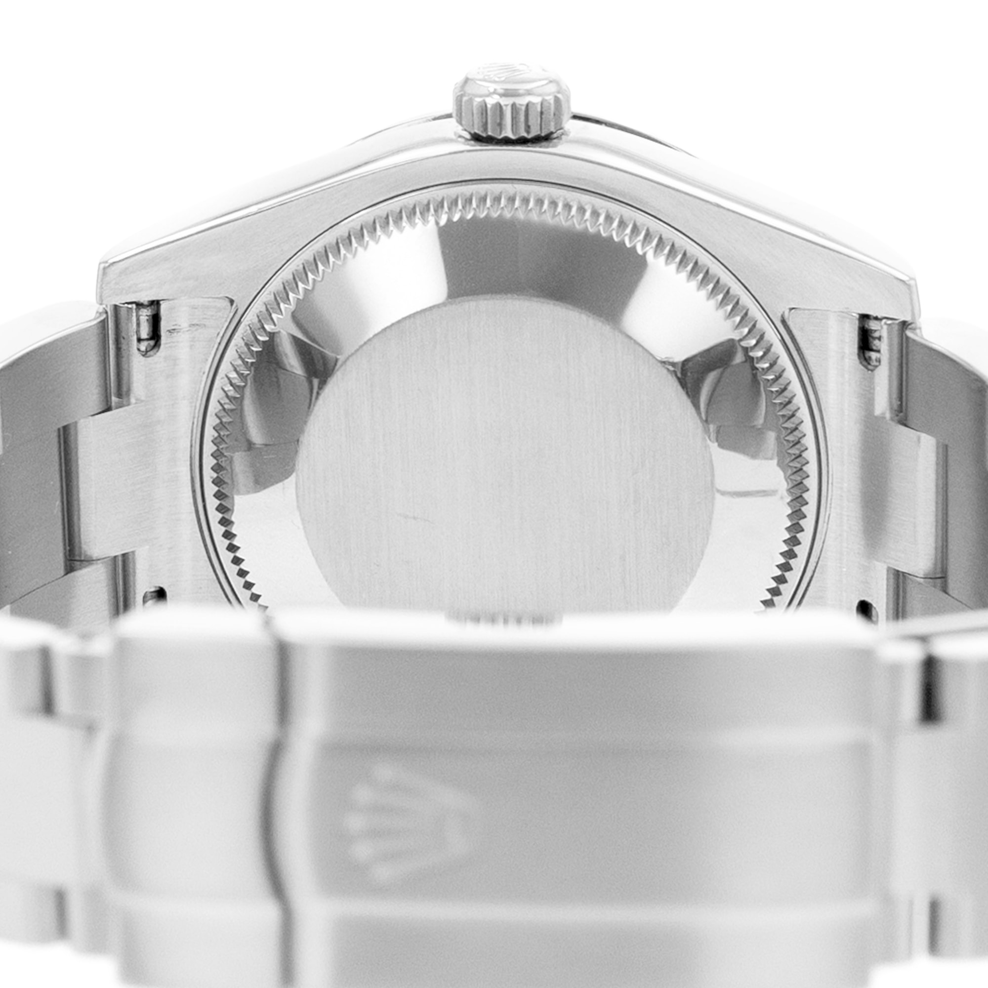 Rolex Oyster Perpetual 31 177200 White Roman Dial Steel Automatic Ladies Watch