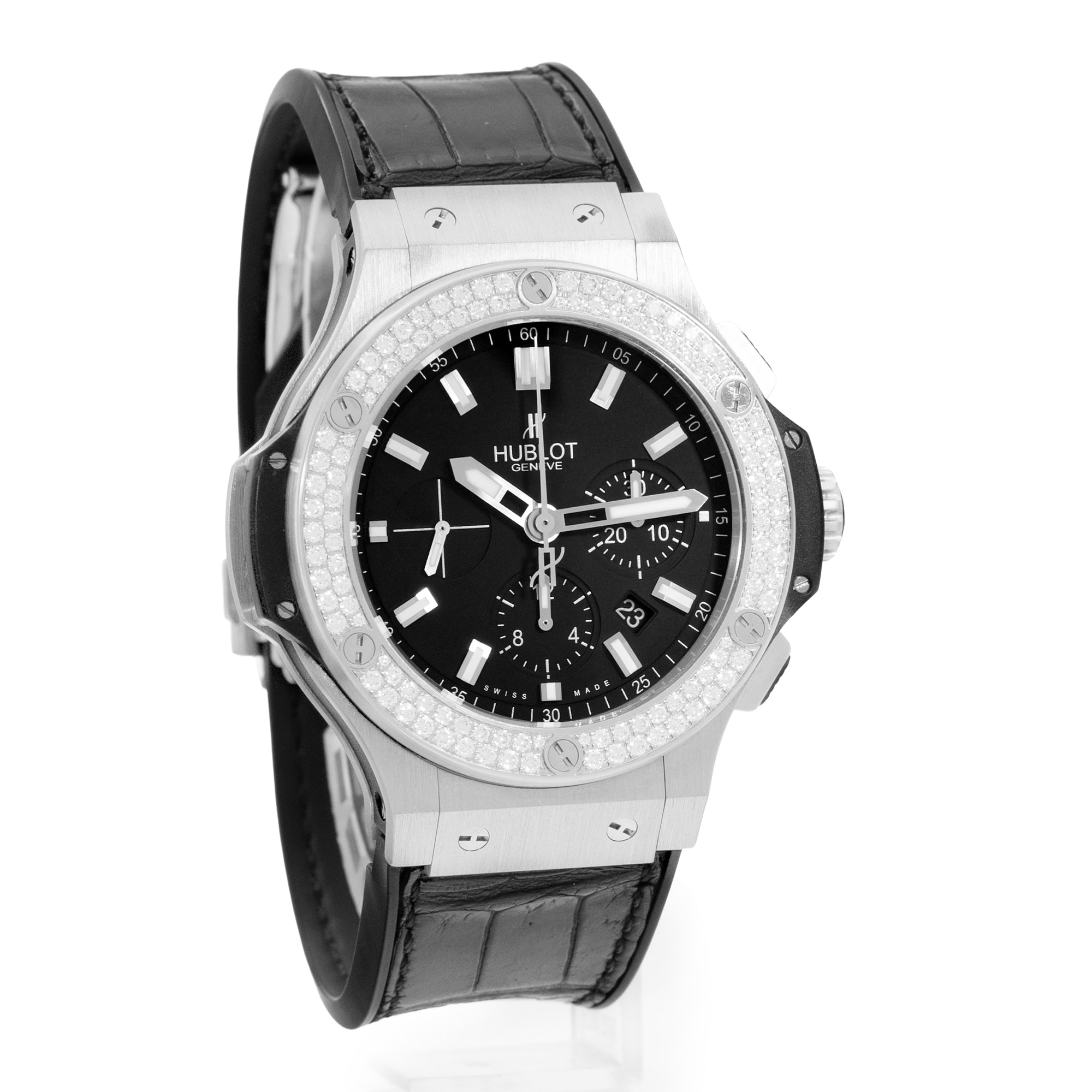 Hublot Big Bang 301.SX.1170.RX.1104 44mm Black Diamonds Automatic Mens Watch