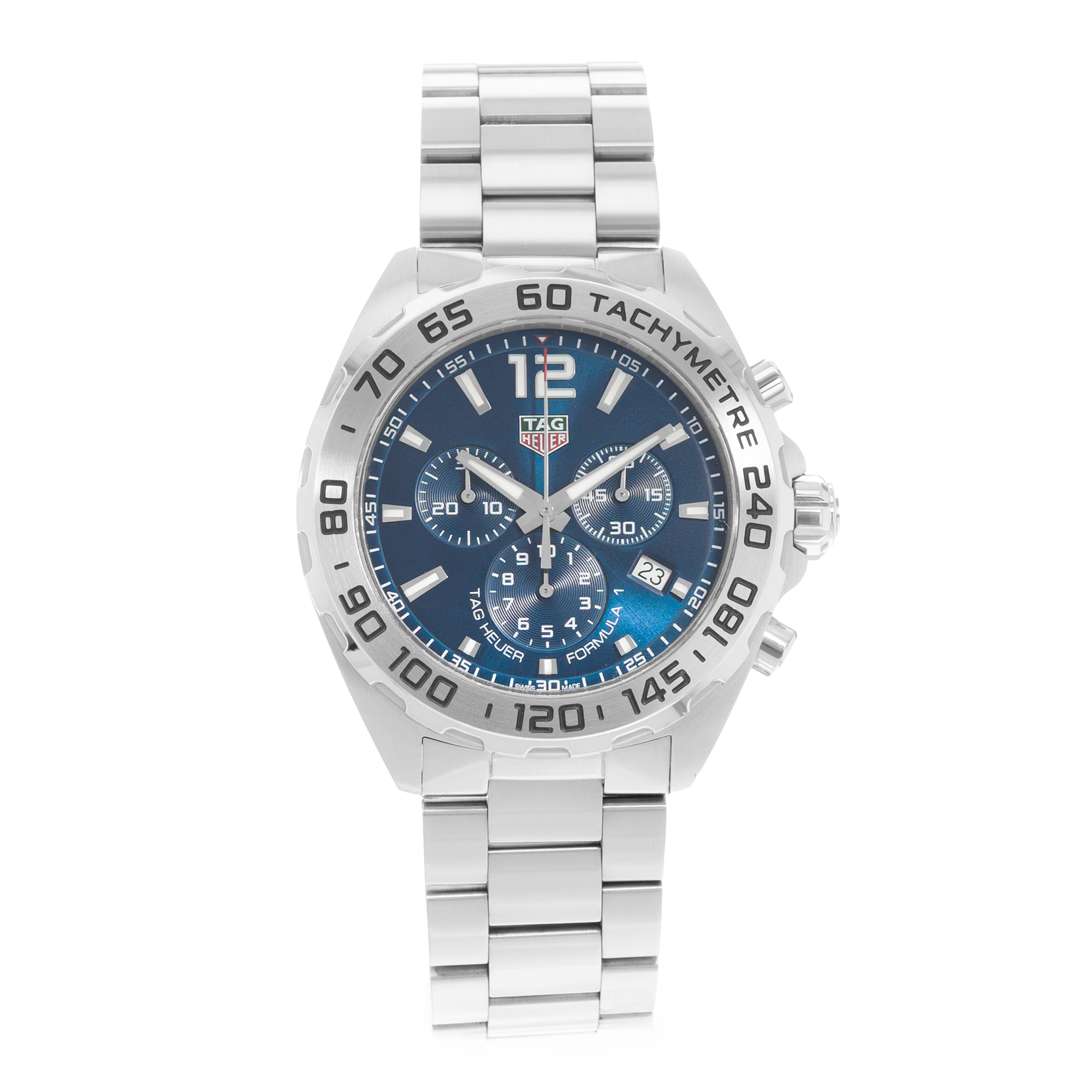 TAG Heuer Formula 1 Quartz CAZ101K.BA0842 43mm Blue Steel Mens Watch Card