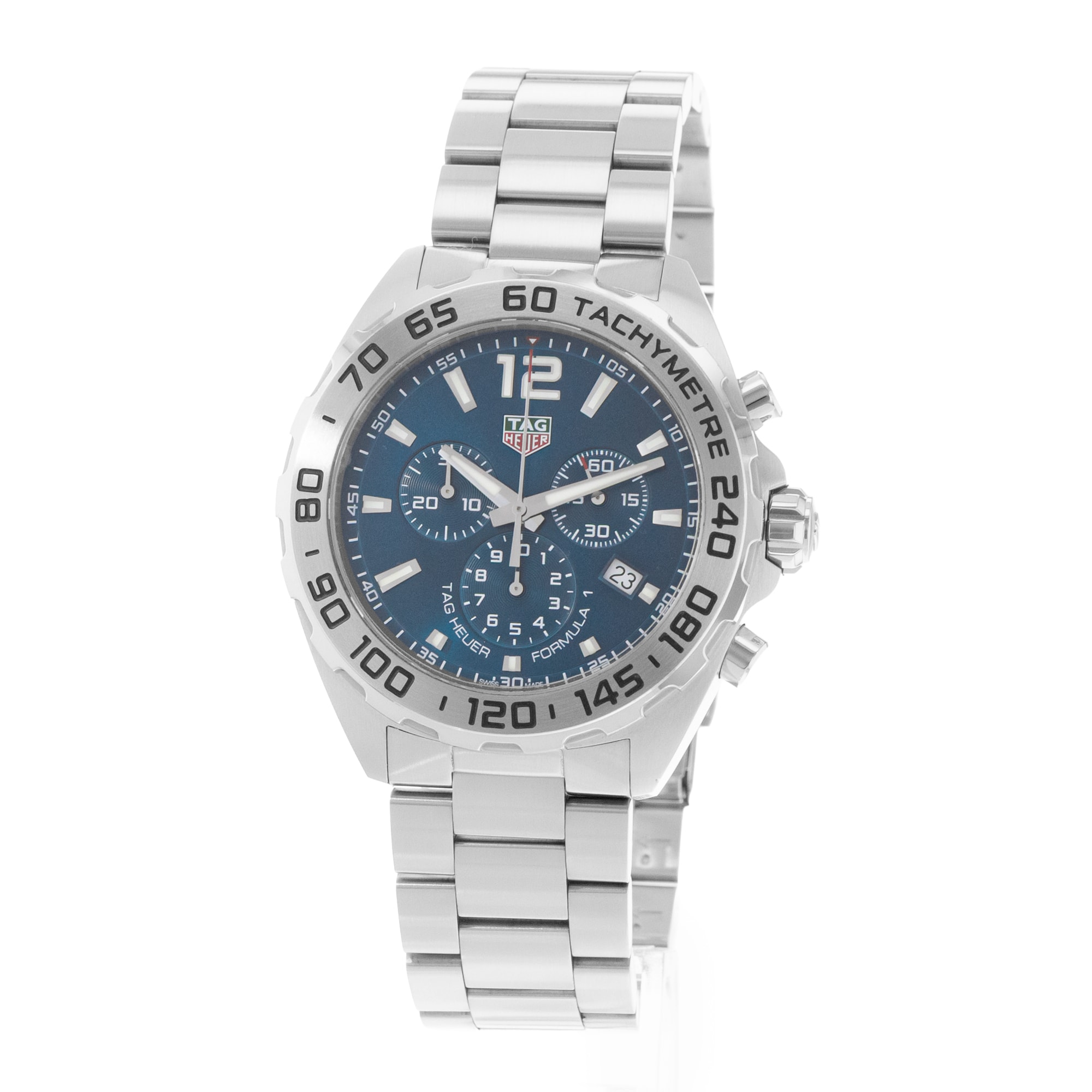 TAG Heuer Formula 1 Quartz CAZ101K.BA0842 43mm Blue Steel Mens Watch Card