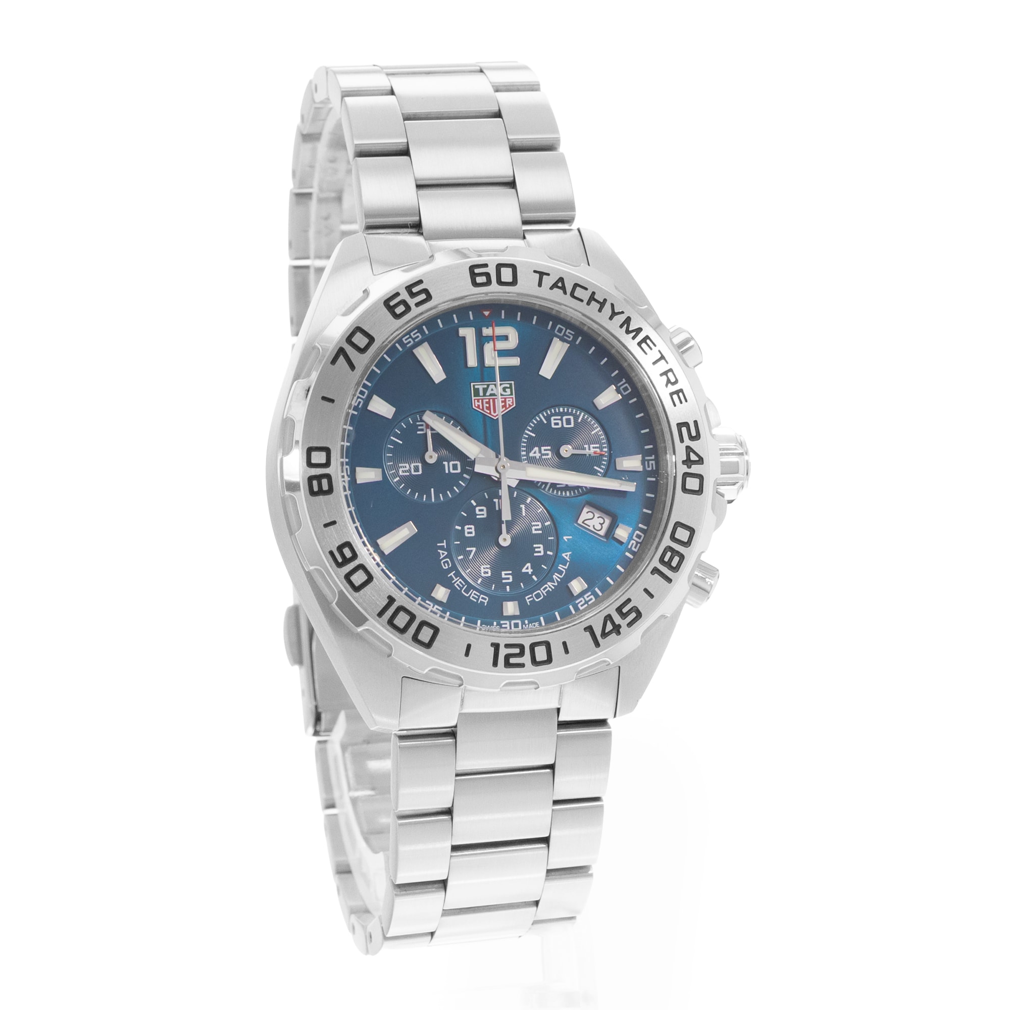 TAG Heuer Formula 1 Quartz CAZ101K.BA0842 43mm Blue Steel Mens Watch Card