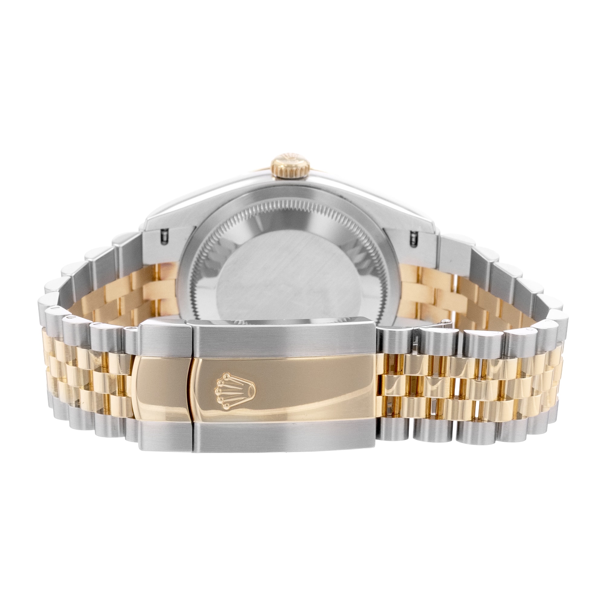 Rolex Datejust 36 126233 Champagne Diamonds Steel Yellow Gold Mens Watch Card