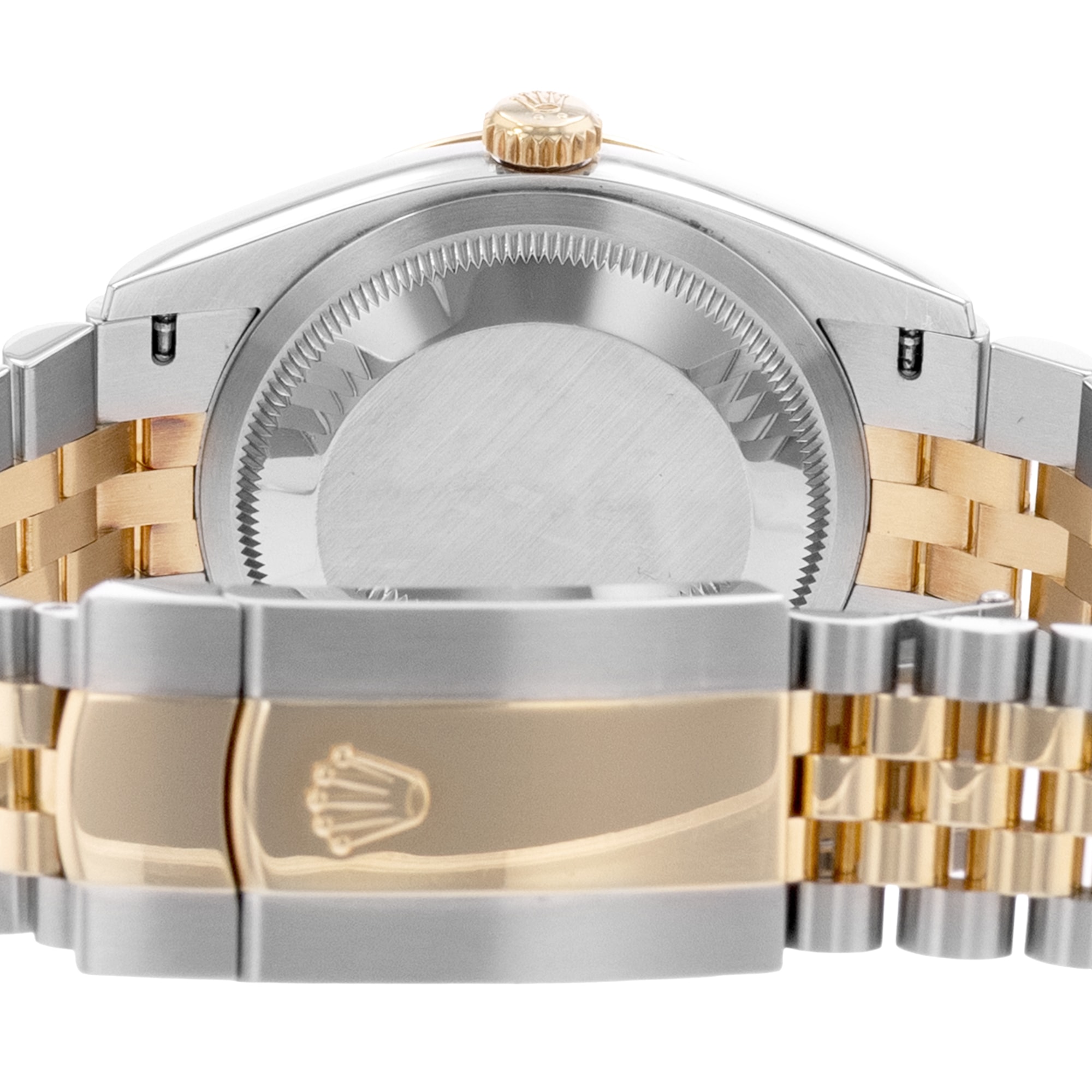 Rolex Datejust 36 126233 Champagne Diamonds Steel Yellow Gold Mens Watch Card