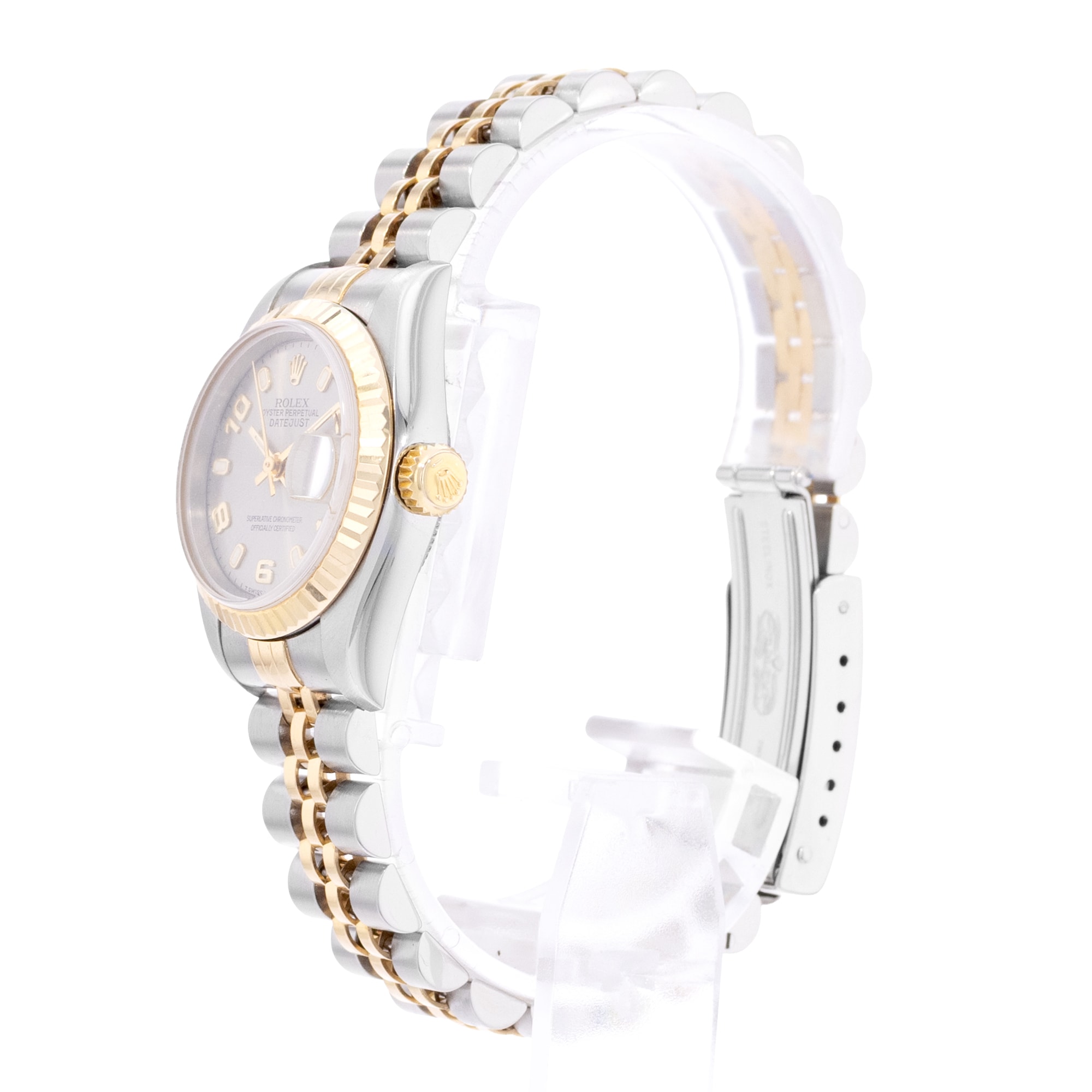 Rolex Datejust 26 69173 Silver Steel Gold Jubilee Ladies Watch Papers 1999