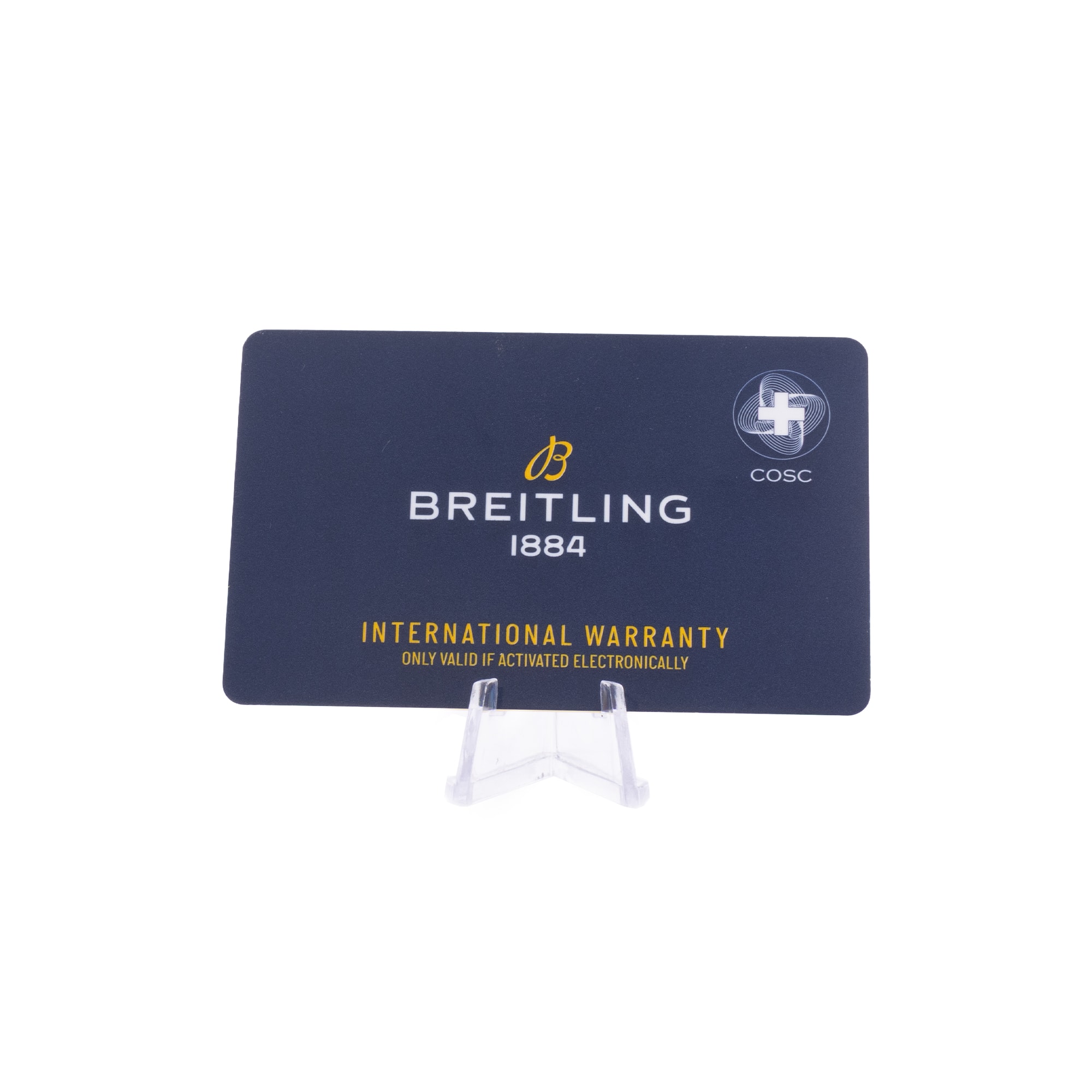 Breitling Chronomat A17356531C1S1 28mm Blue Diamonds Steel Mens Wat Box Card