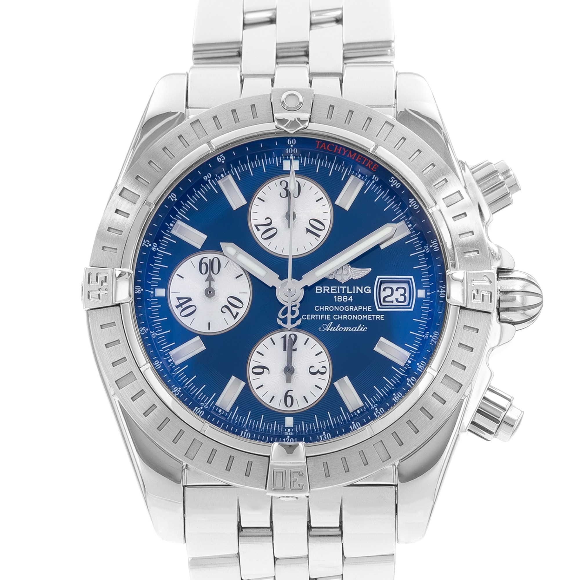 Breitling Chronomat Evolution A13356/A156C45PA 44mm Mens Watch Box Paper 2007