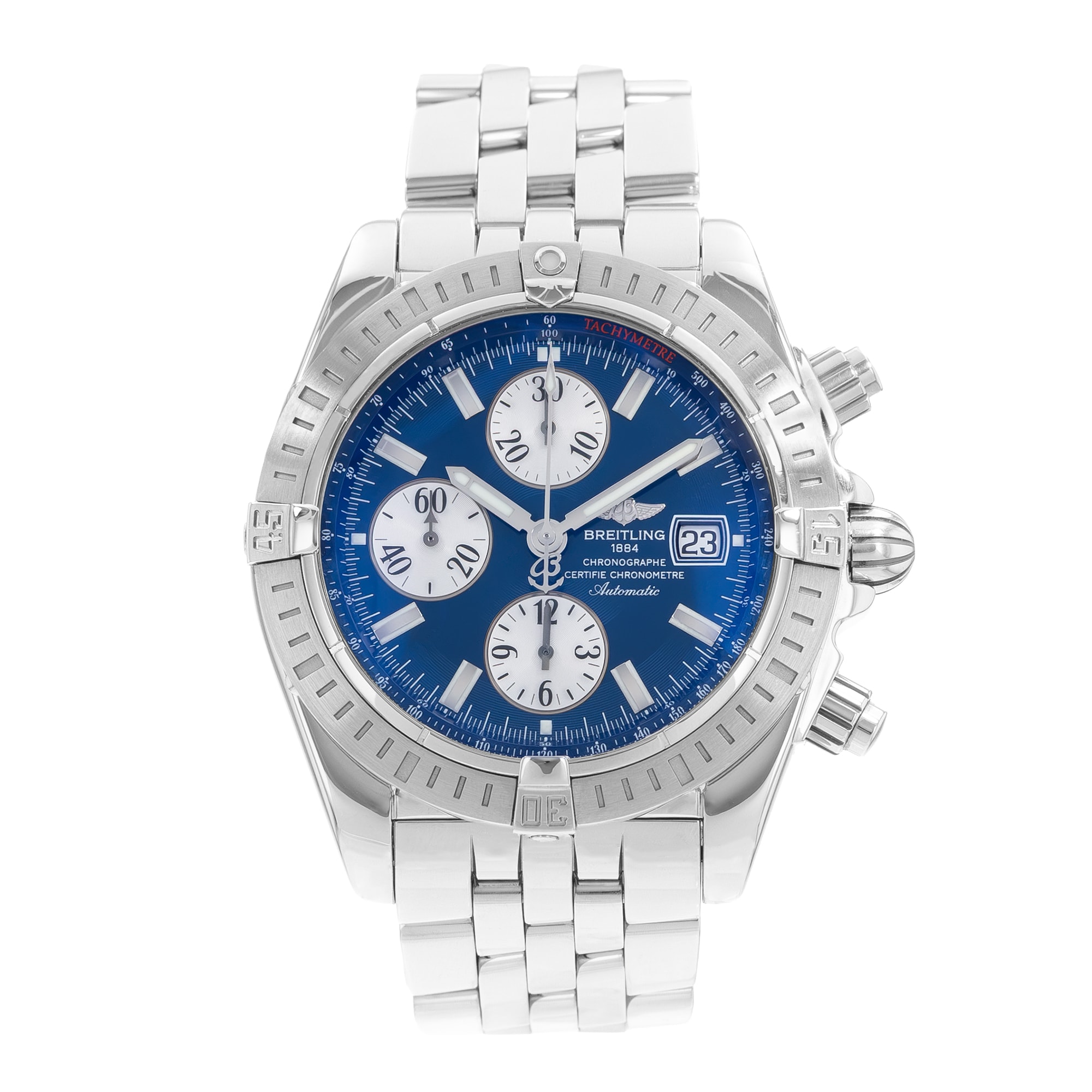 Breitling Chronomat Evolution A13356/A156C45PA 44mm Mens Watch Box Paper 2007